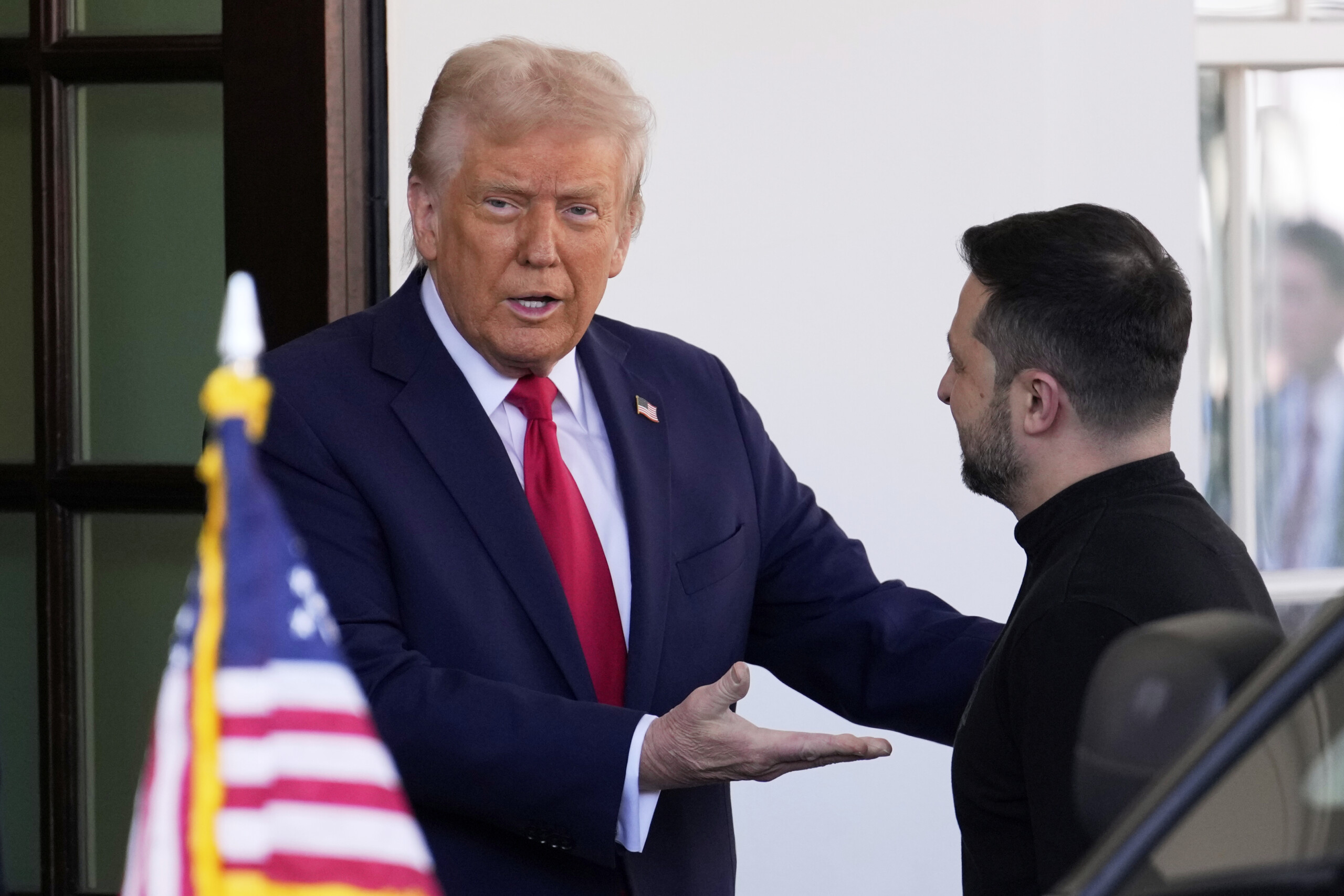 ukraine trump to zelensky on his arrival at white house he dressed well scaled