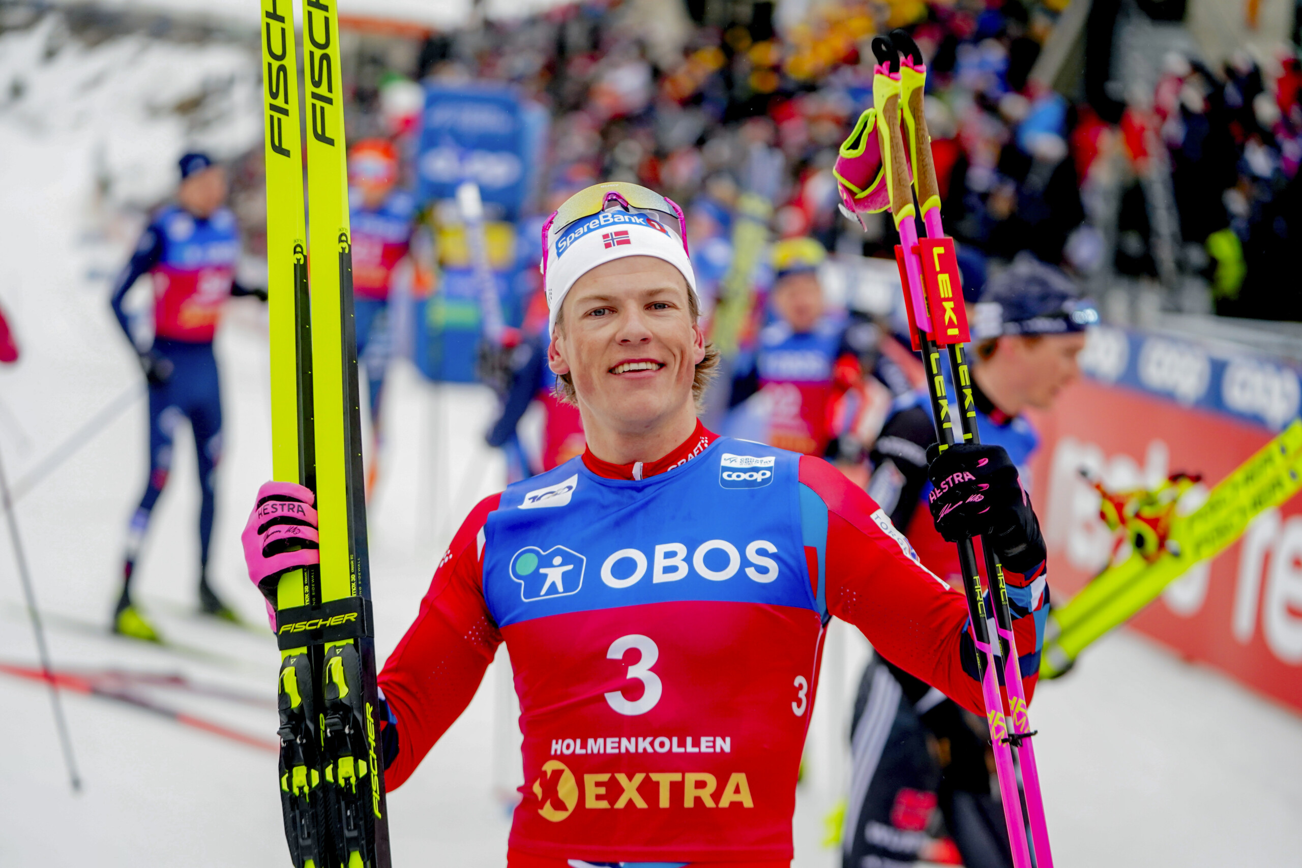 cross country skiing cdm klaebo also triumphs in the 50km in classic technique scaled