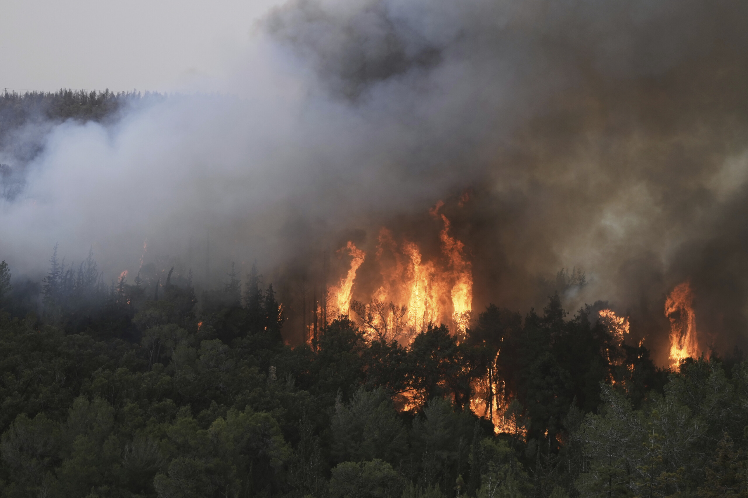 middle east all roads in jerusalem closed due to fires have been reopened scaled