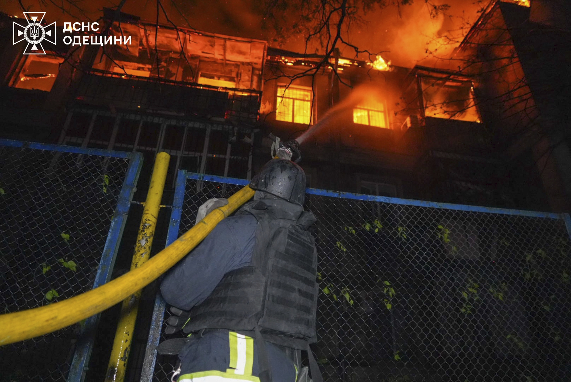 ukraine russian drone attack on odesa at least one casualty