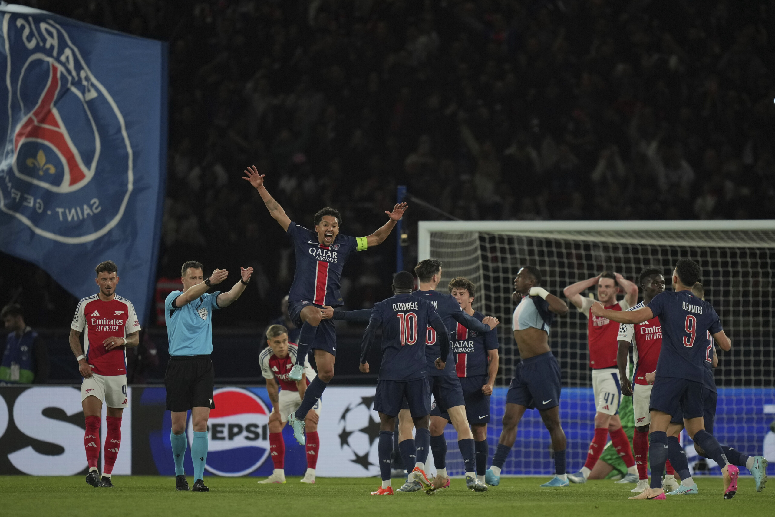 champions league psg joins inter in the final after 2 1 win over arsenal scaled