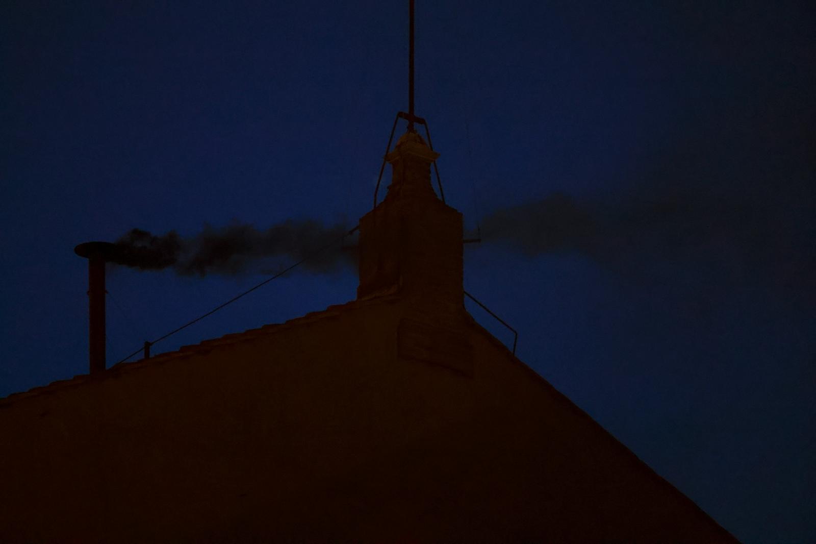 conclave the first smoke is black
