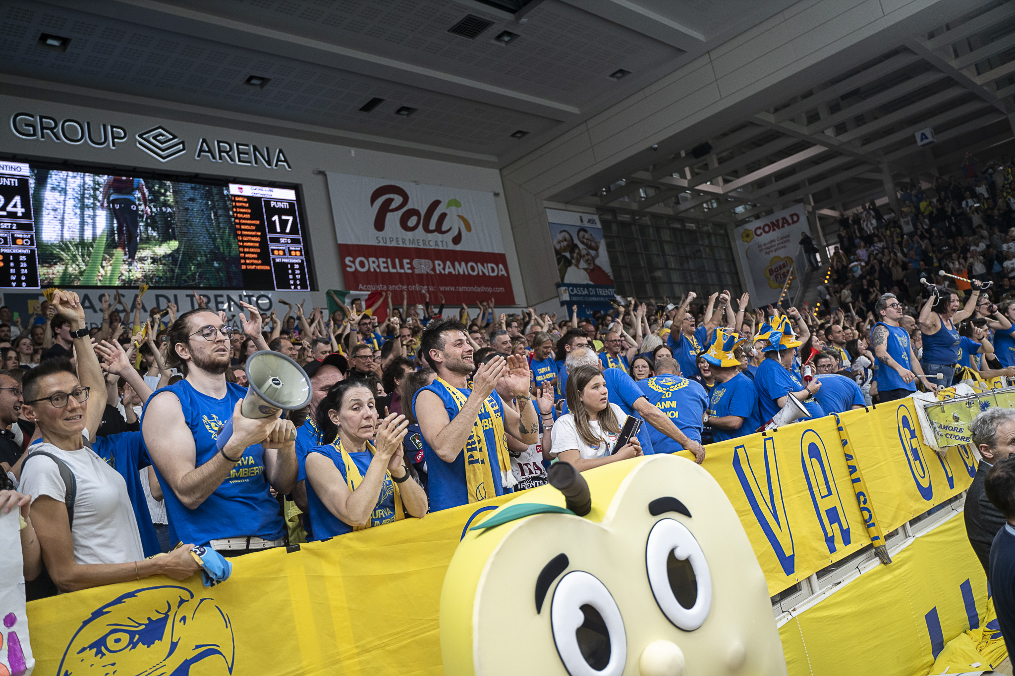 mens volleyball trento crowned italian champions civitanova defeated in game 4