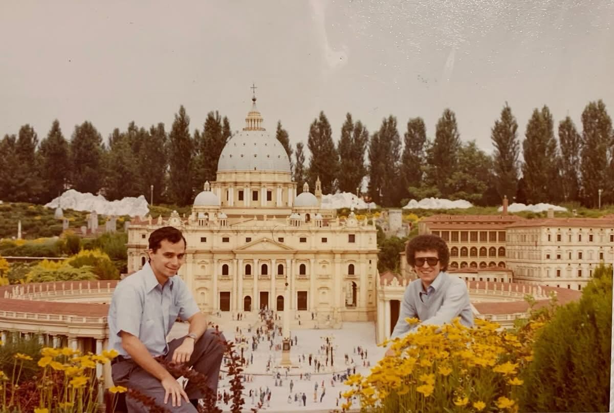 pope a vintage photo of leo xiv at minitalia in leolandia