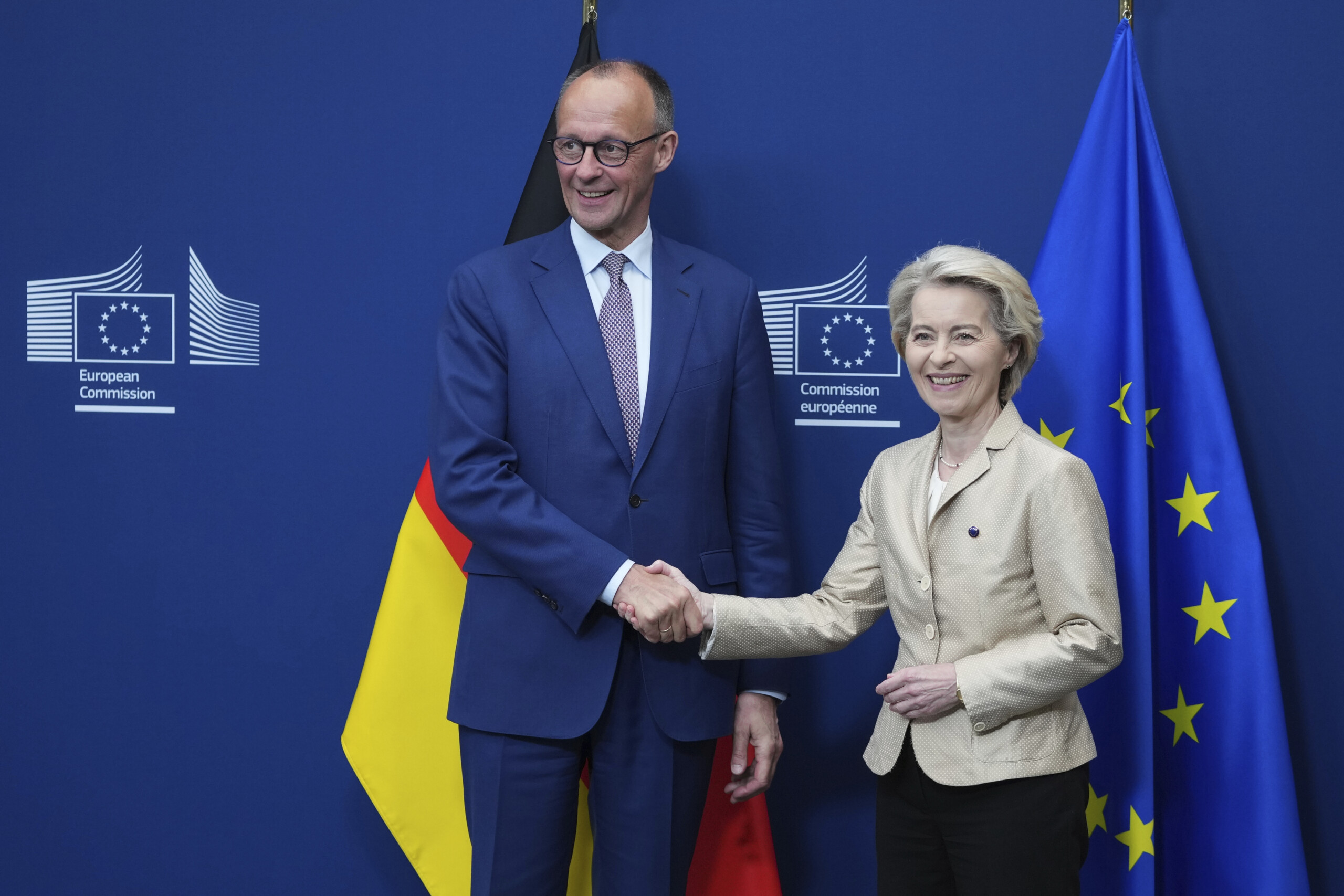 tariffs von der leyen negotiations with the us but nothing is ruled out without an agreement scaled