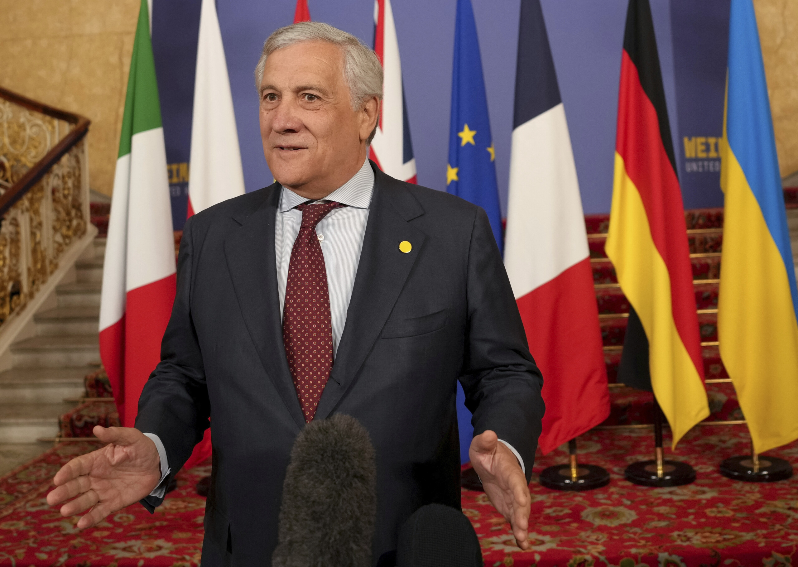 ukraine tajani meets deputy prime minister kuleba we confirm our support for kiev scaled