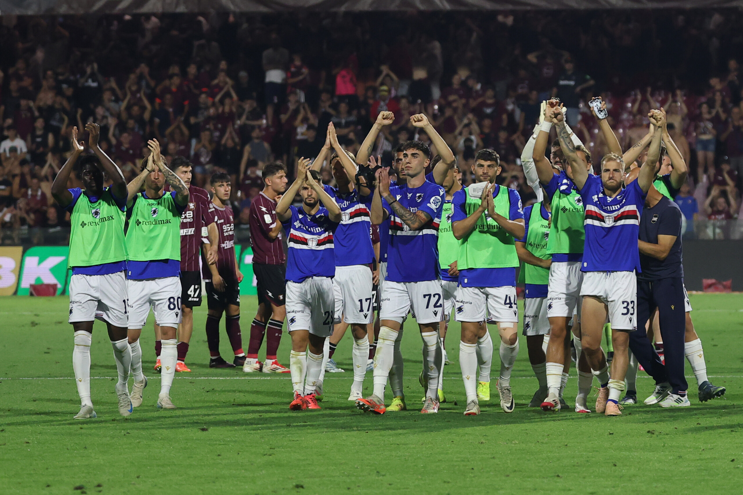 football serie b salernitana samp match suspended definitively at 0 2 ligurian side safe scaled