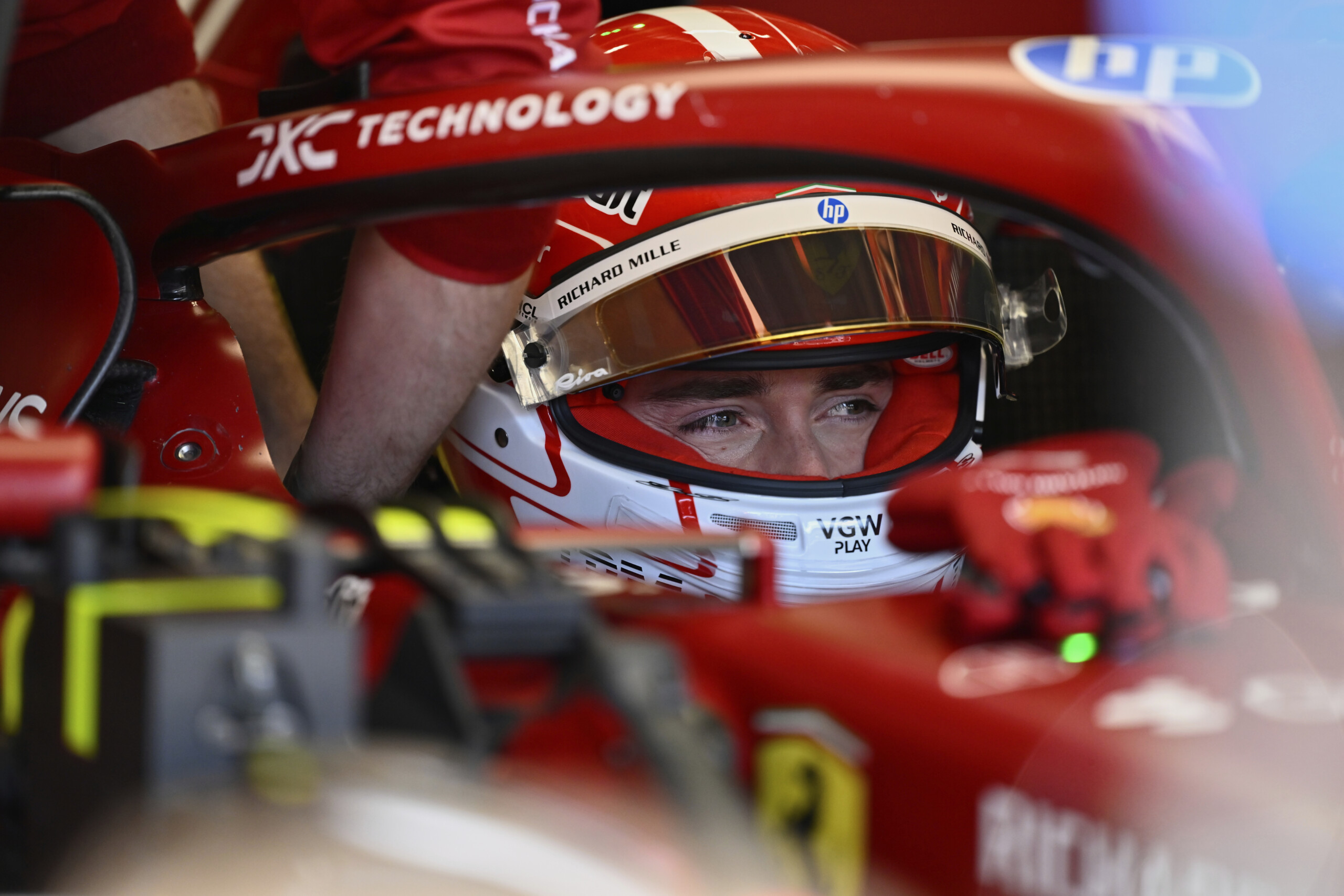 f1 leclerc podiums give confidence ferrari is improving but still not enough scaled