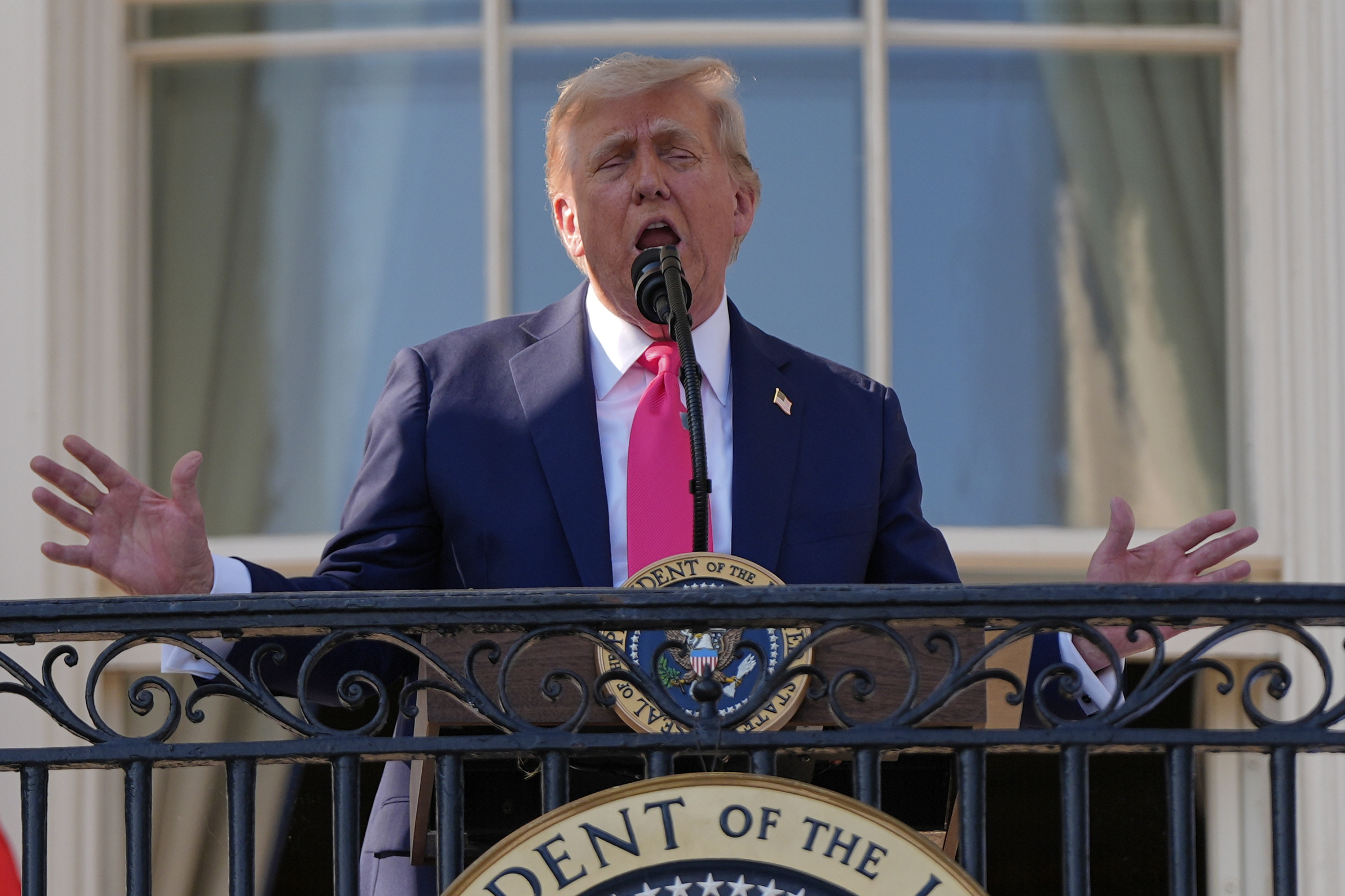 tariffs trump announces the first letters will be sent at 12 noon