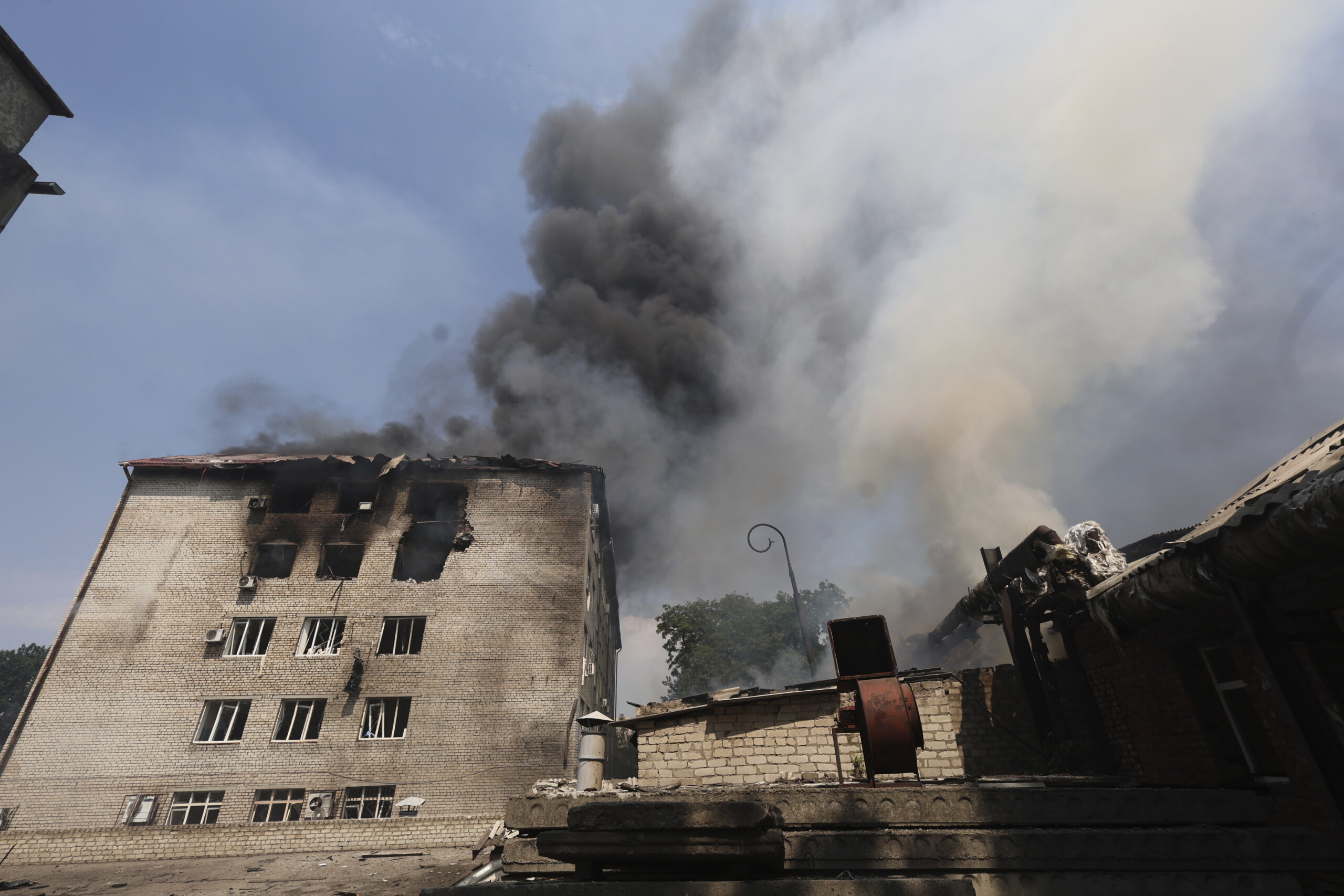 ukraine media reports russian drone attack on zaporizhia one injured scaled