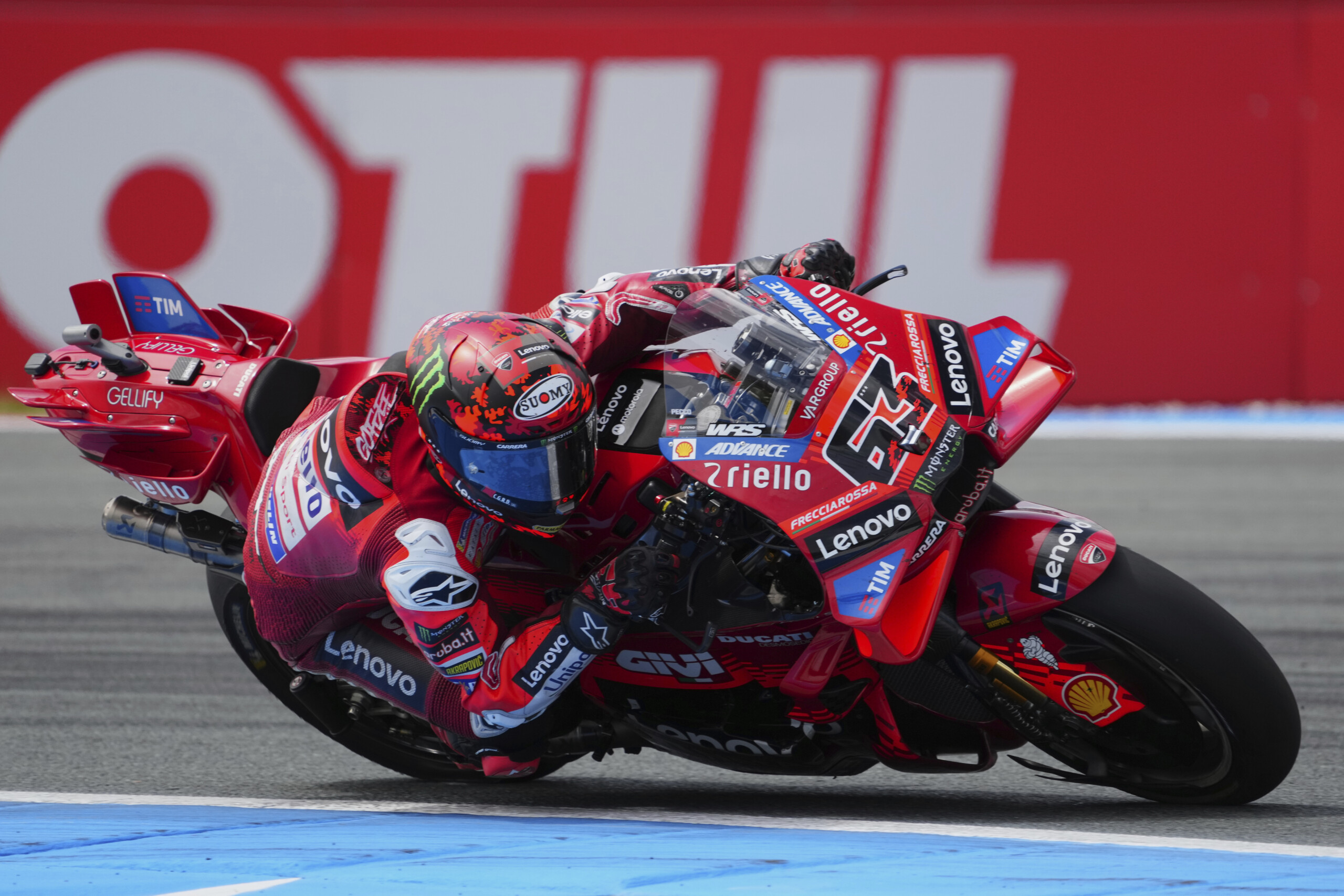 motogp czech republic grand prix bagnaia takes pole ahead of marc marquez scaled