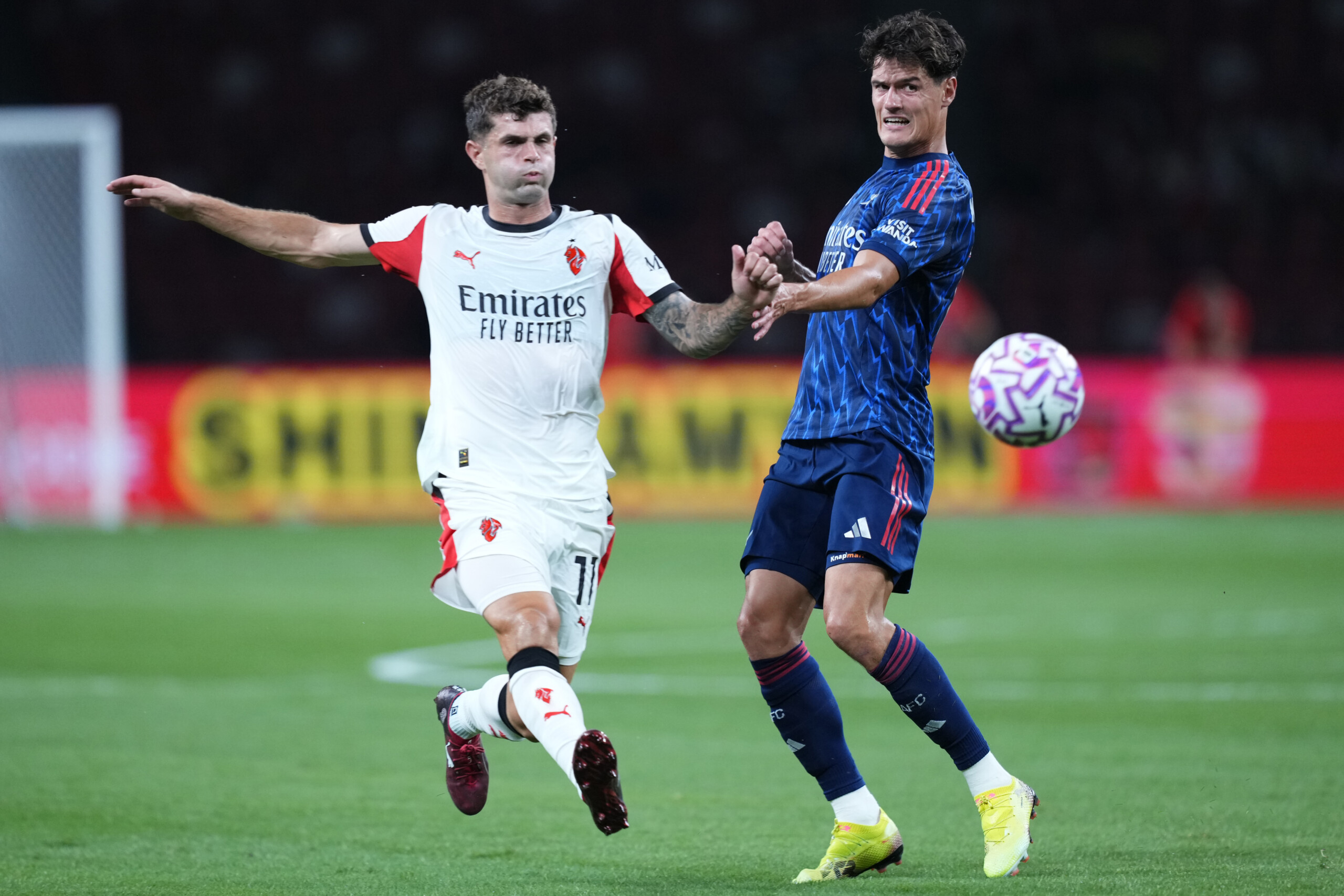 arsenal milan 1 0 in friendly match saka spoils allegris debut scaled