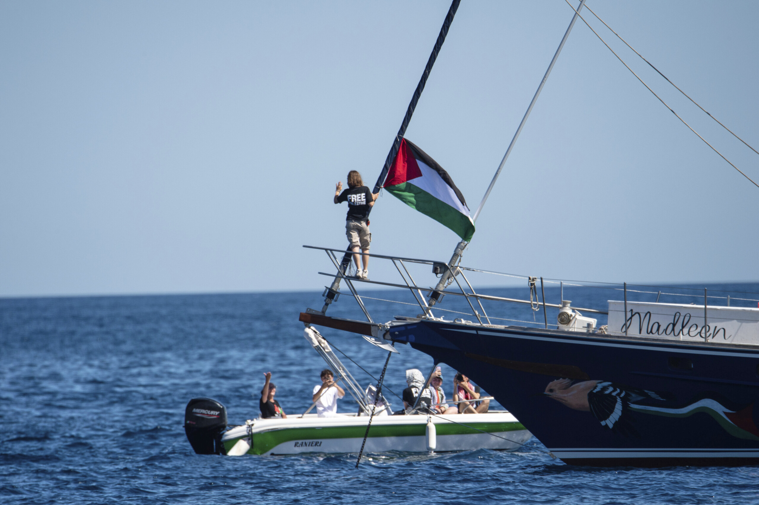gaza flotilla ship activists have arrived at the israeli port of ashdod scaled