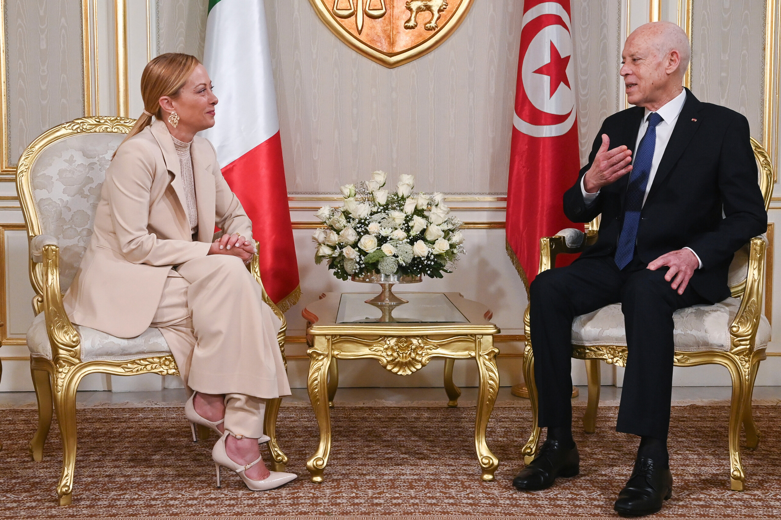 migrants tunisian president to meloni joint efforts for voluntary repatriation scaled