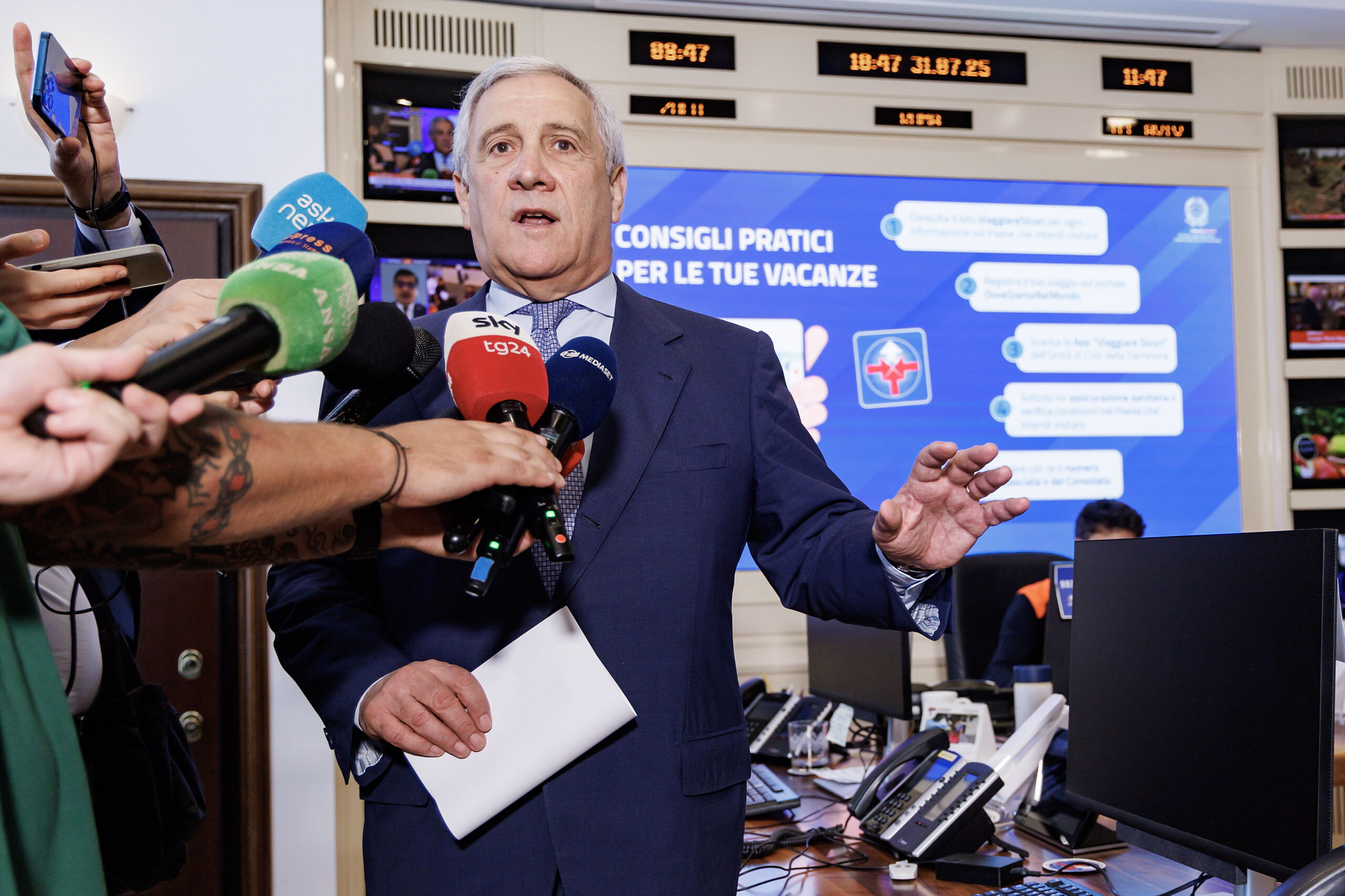 migrants tajani if judges make the decisions ill go home and well put one at the foreign ministry scaled
