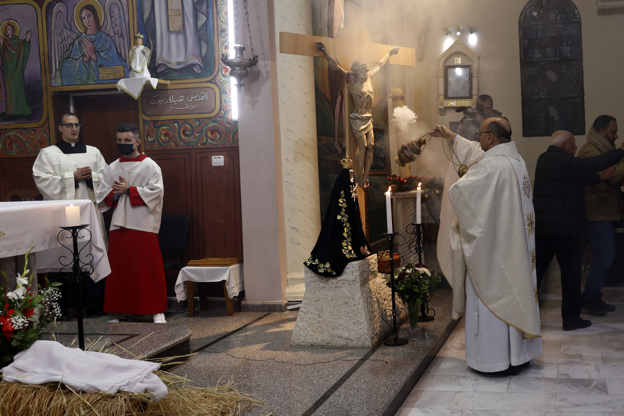 gaza father romanelli order to evacuate parish neighbourhood scaled