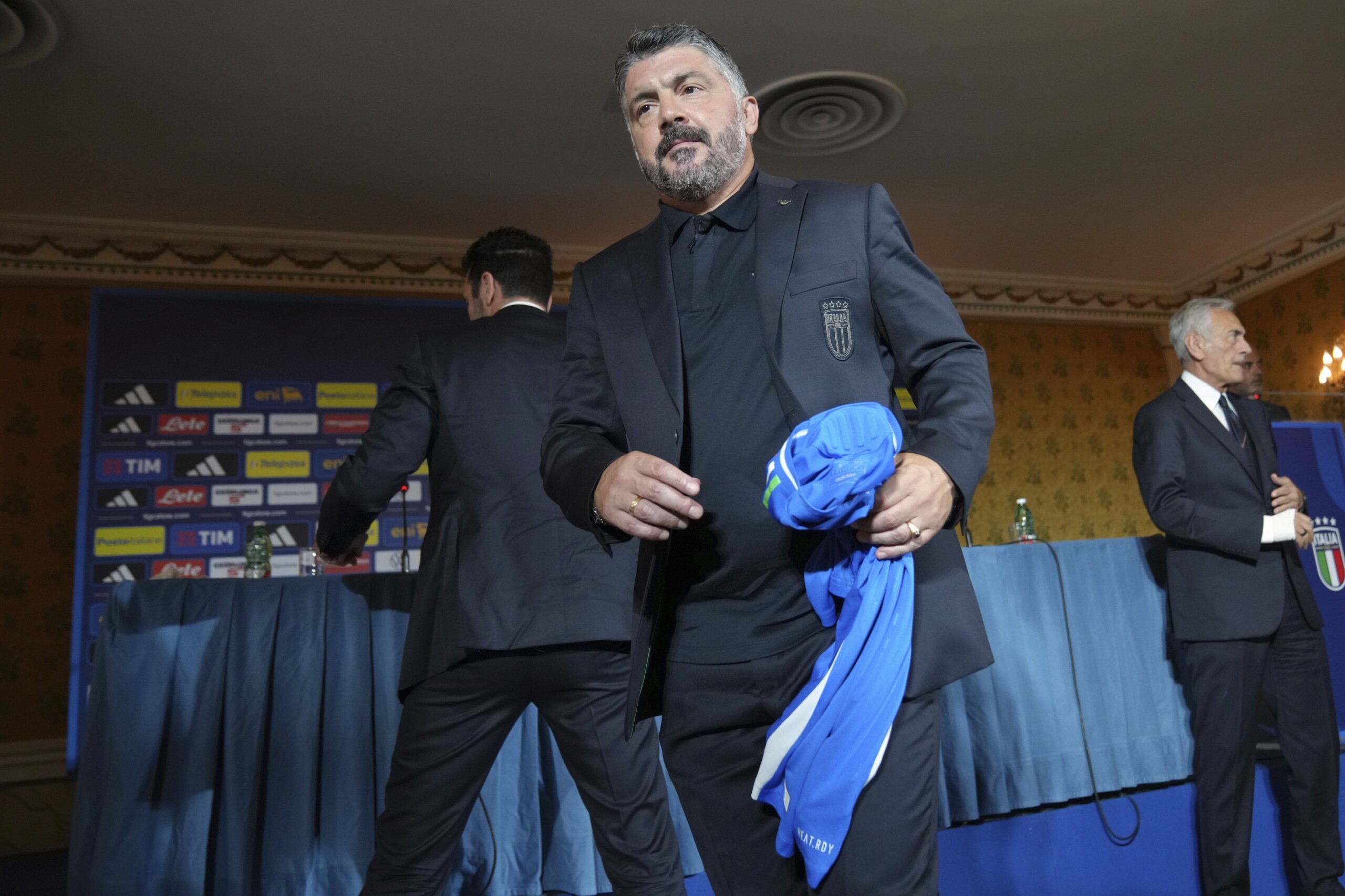 football national team gattuso visits atalanta with buffon in zingonia scaled