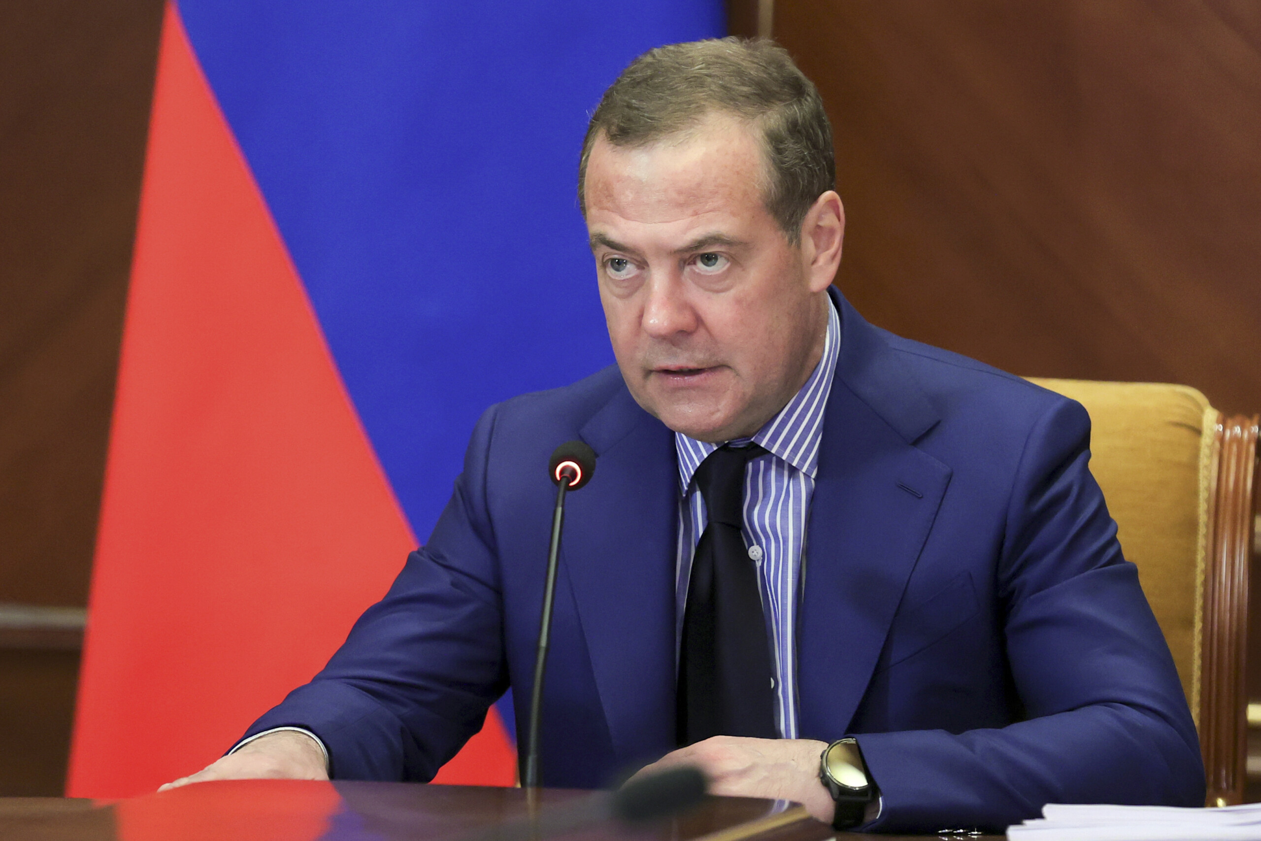 ukraine medvedev russia will not accept nato troops as a guarantee of security scaled