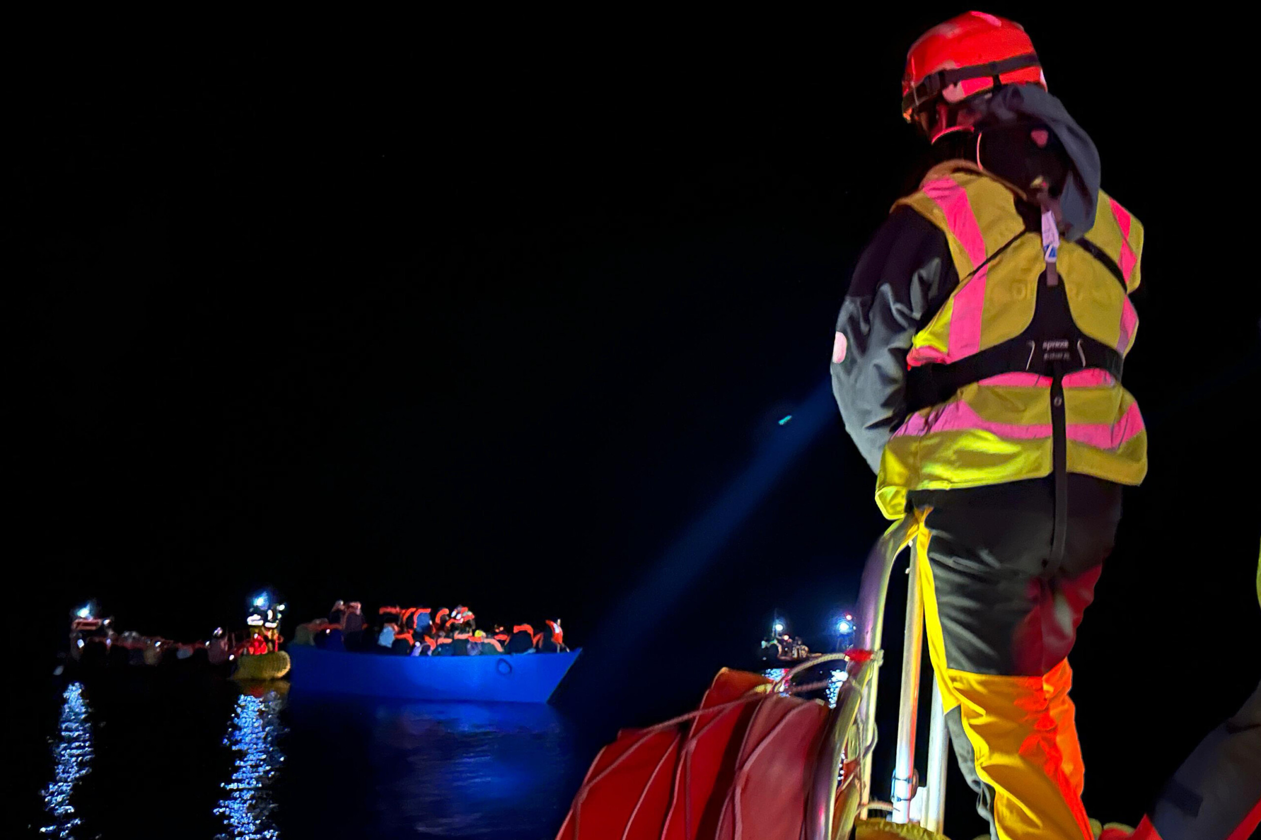 migrants ocean viking rescues 47 people assigned port 1300 km away scaled