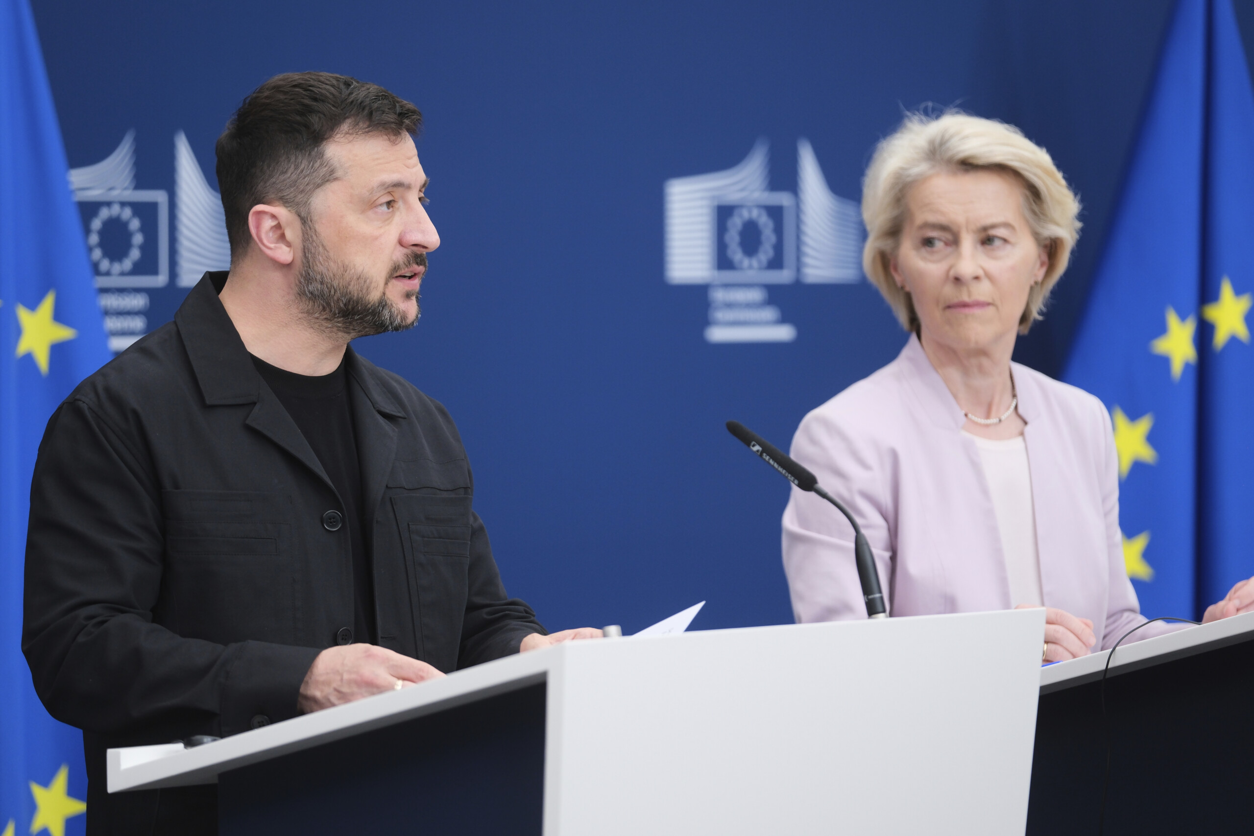 ukraine von der leyen our staff in kyiv is safe scaled
