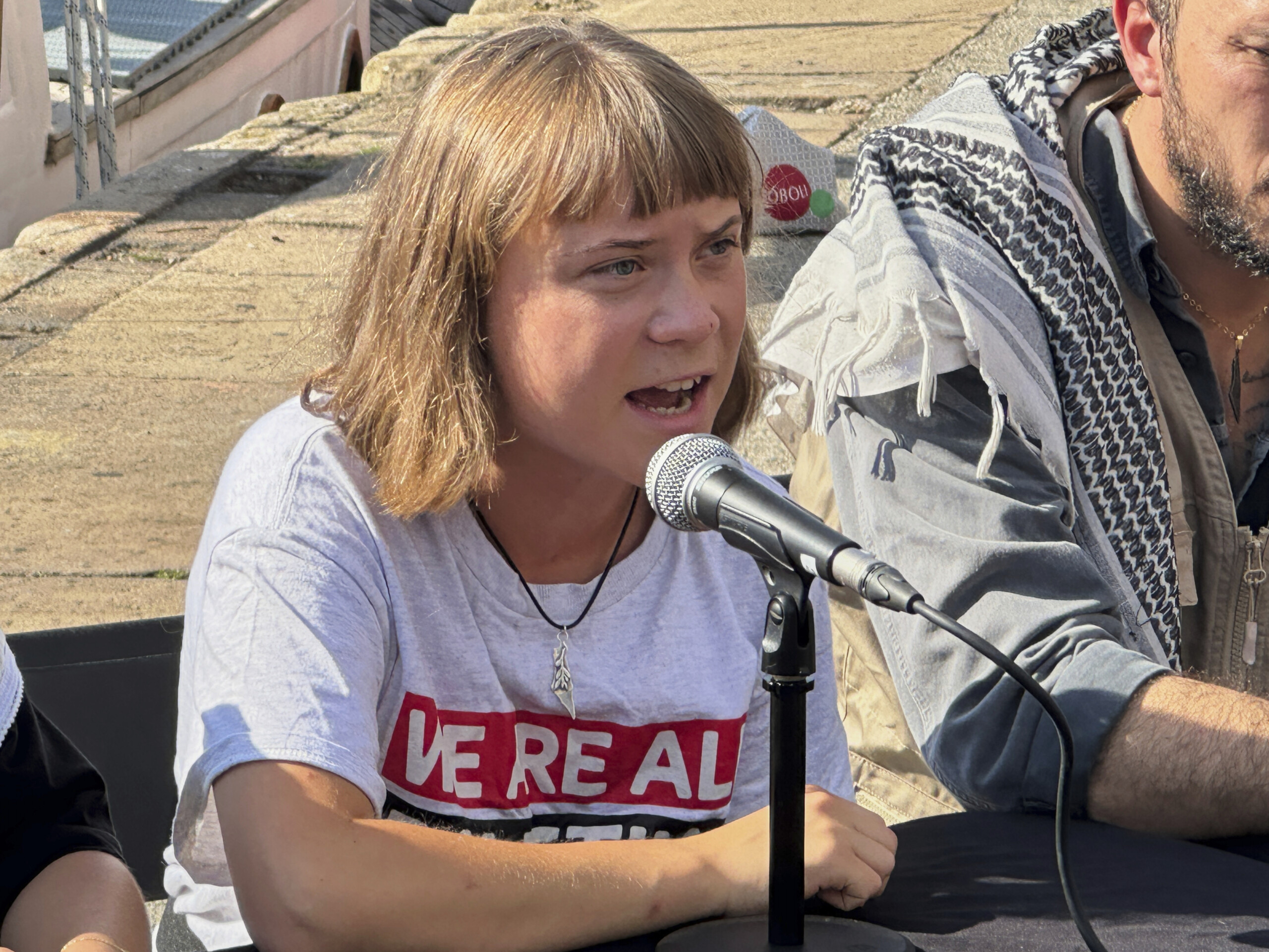 activists embark on global sumud flotilla in barcelona port scaled