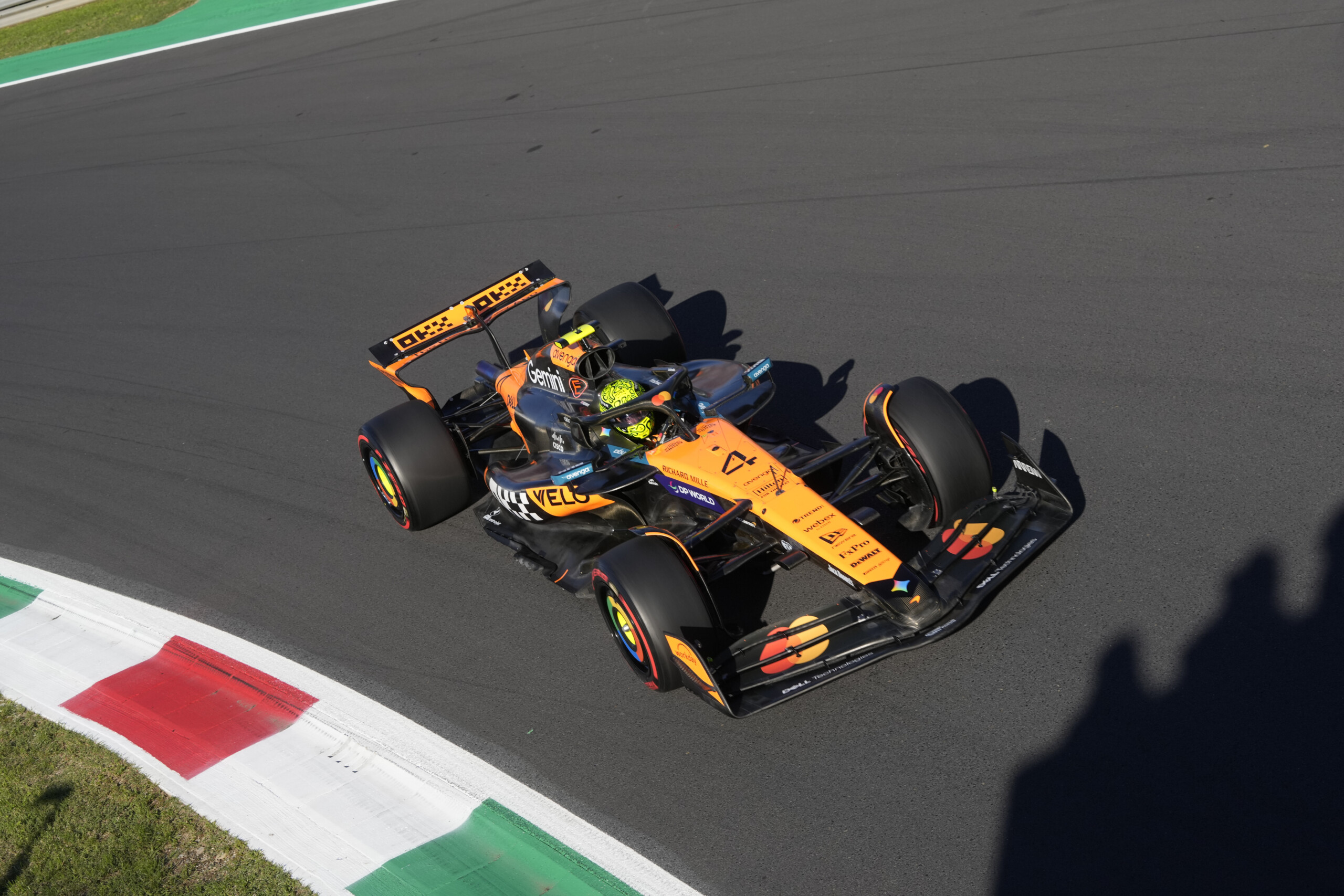 f1 monza grand prix norris fastest in second free practice ahead of leclerc scaled