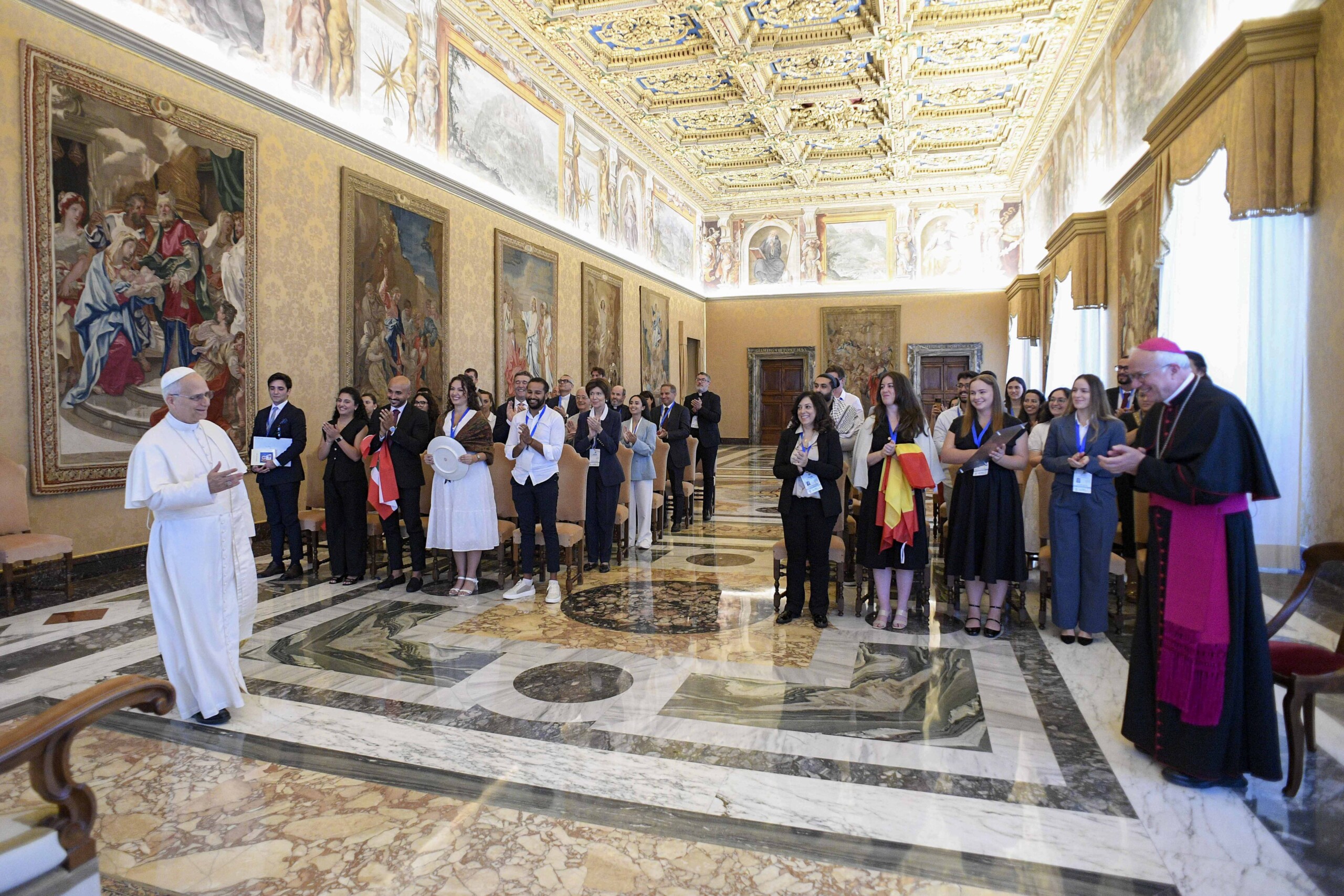pope world leaders often reduce peace to a slogan scaled