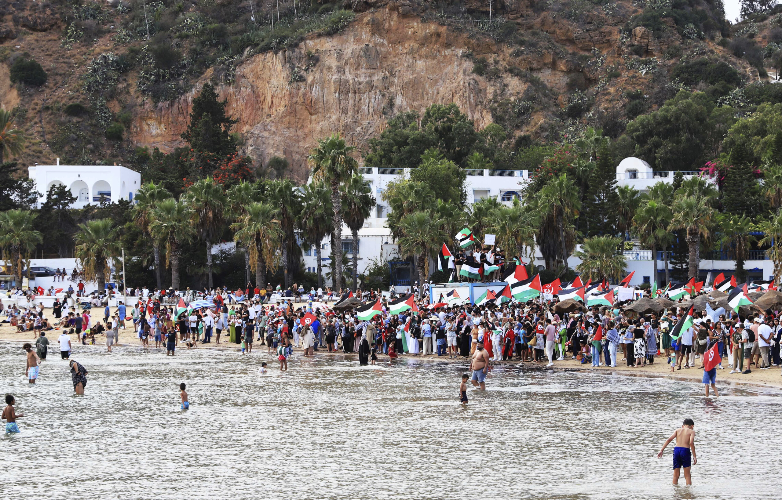 middle east global sumud flotilla arrives in tunisia scaled