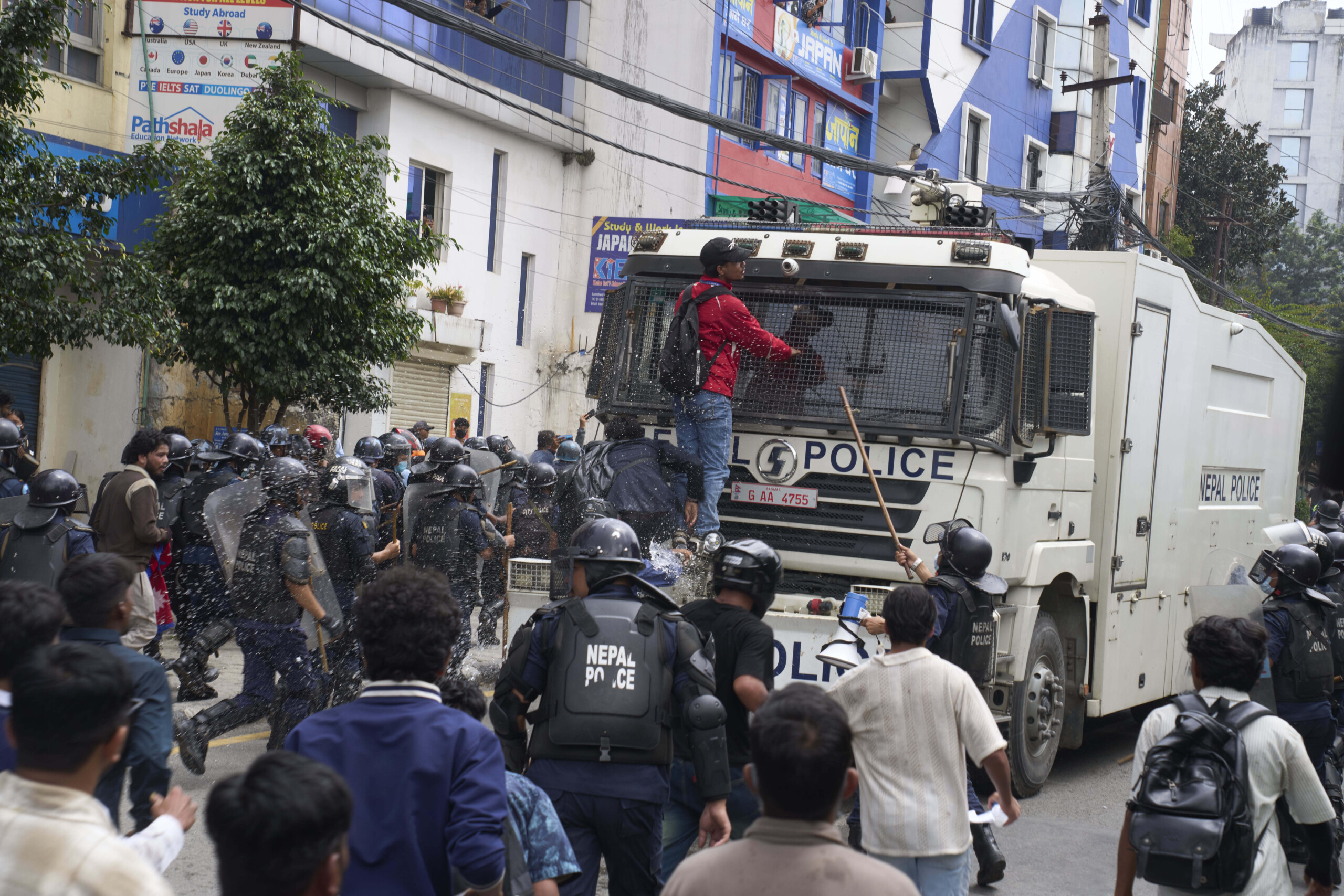 nepal at least 17 dead in kathmandu at protest against social media ban scaled