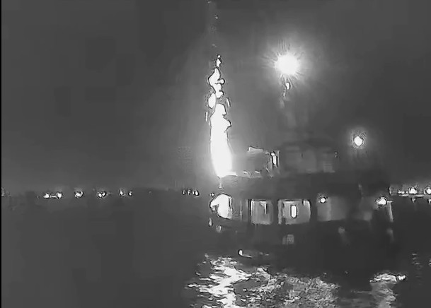 flotilla our boat to gaza hit by suspected drone