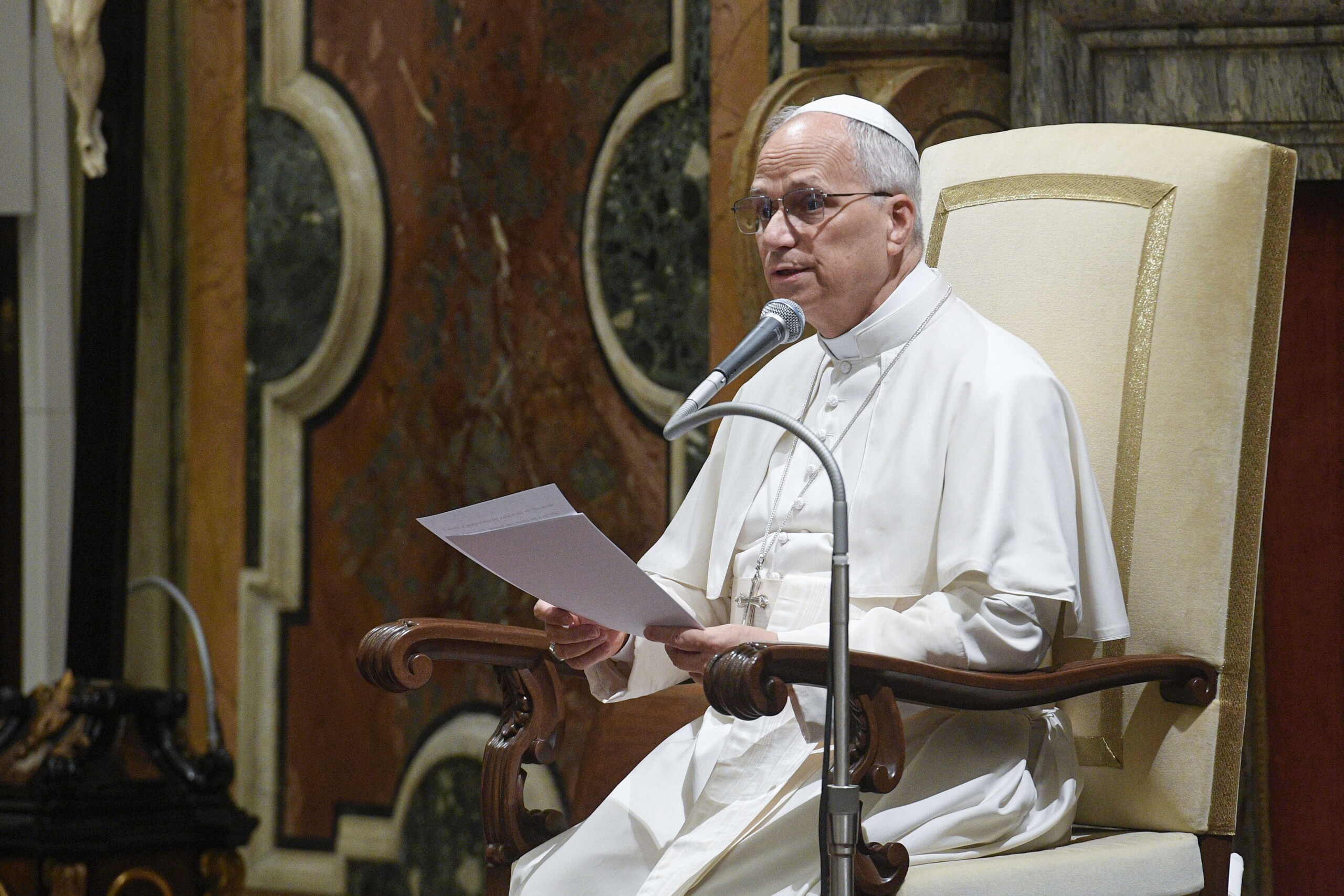 pope leo xiv to augustinians let us remain faithful to evangelical poverty scaled
