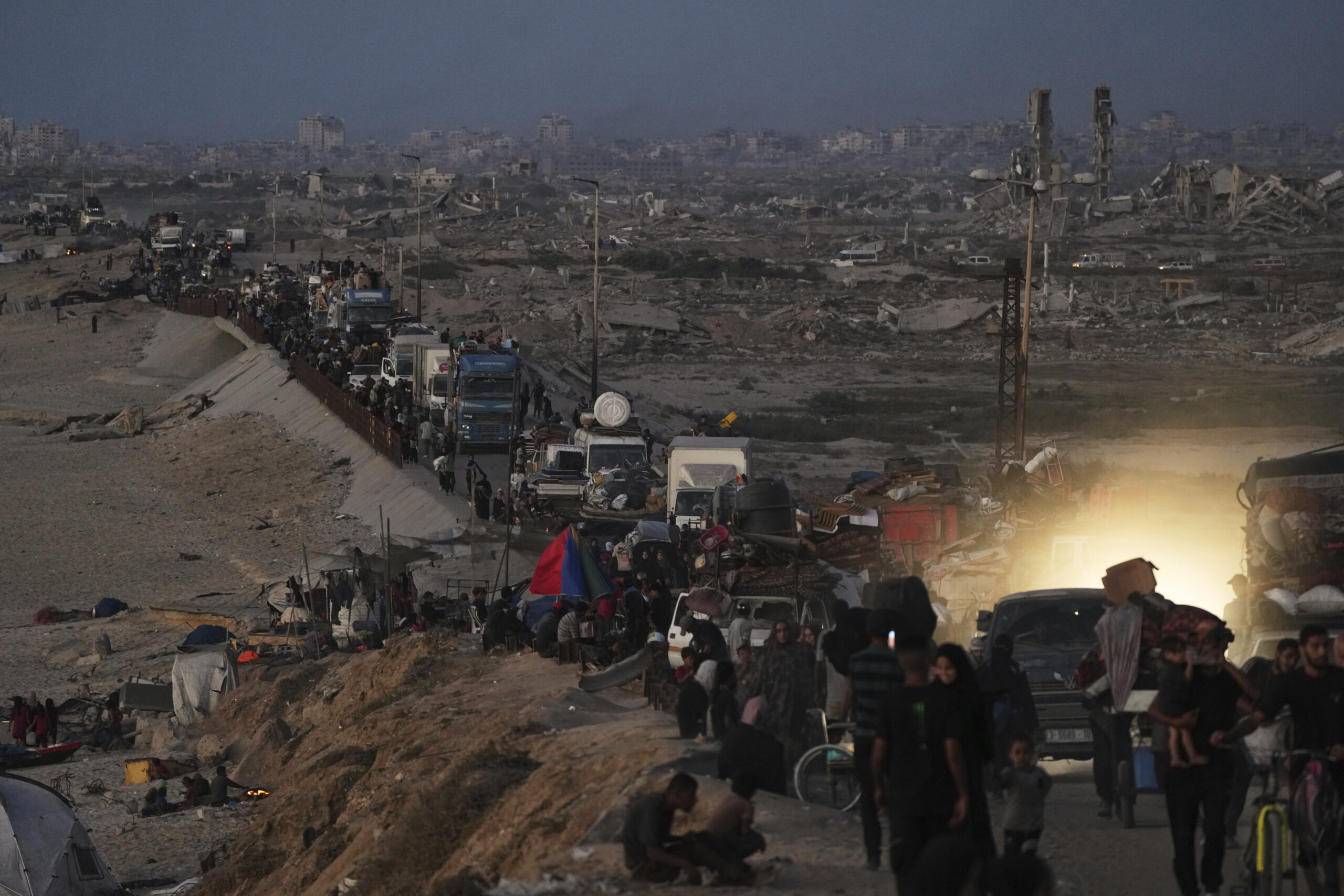 middle east idf opens second evacuation route from gaza city scaled