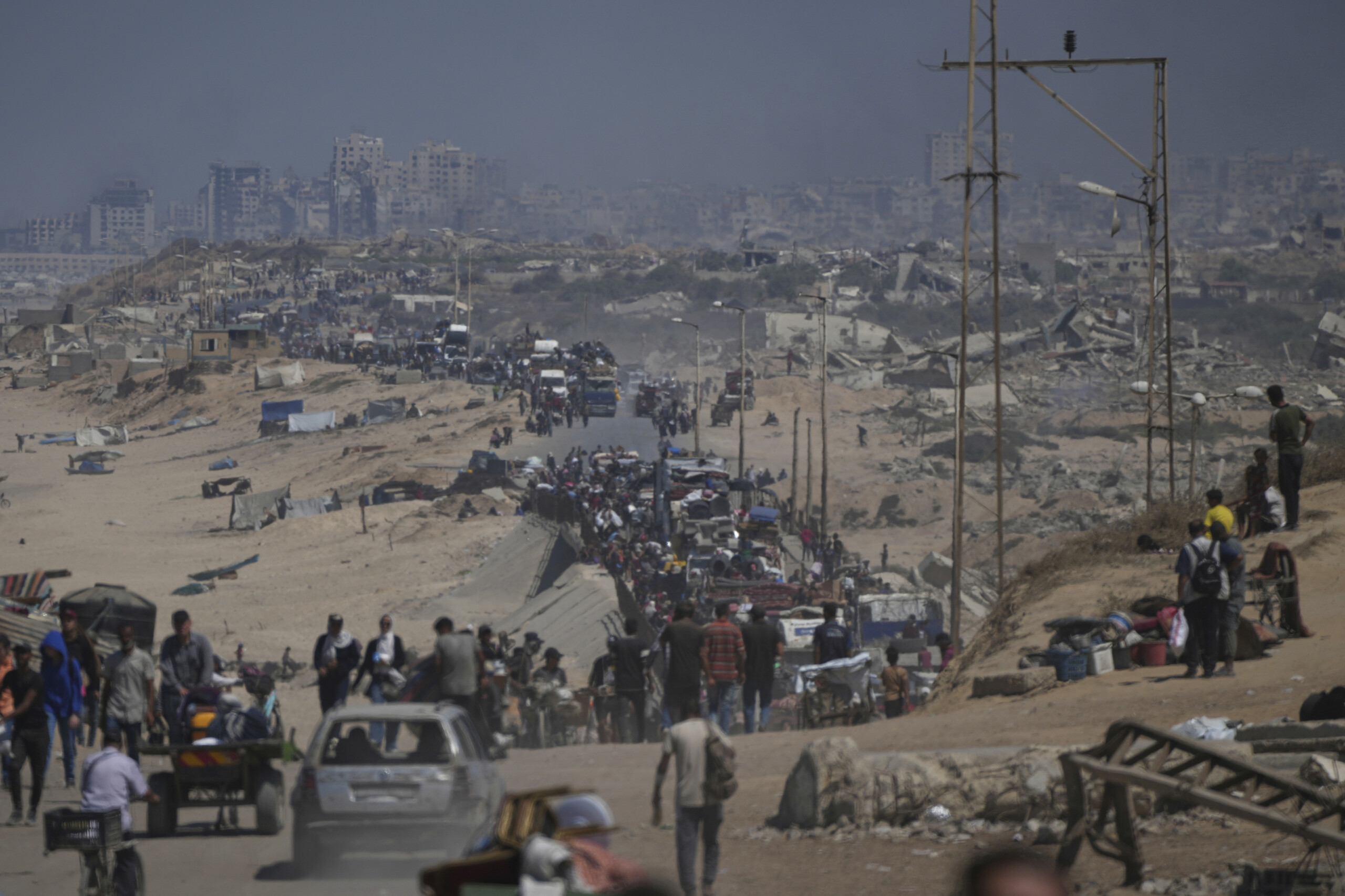 idf gaza city almost half empty 450000 evacuated scaled