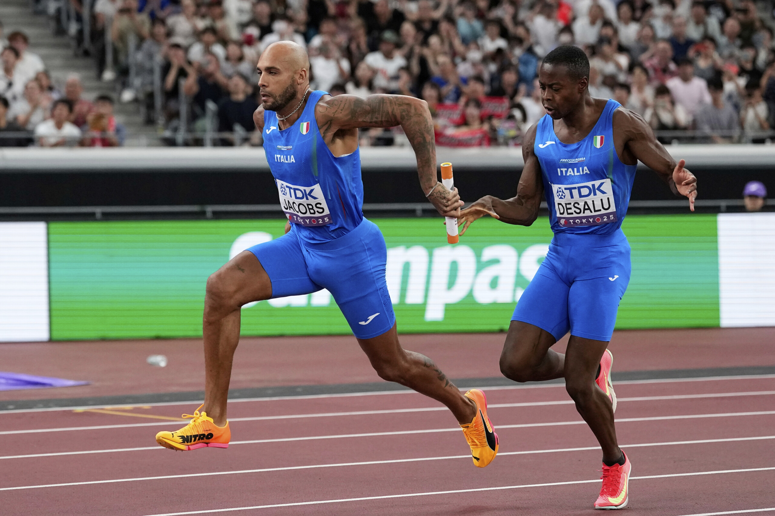athletics world championships italys appeal rejected mens 4x100 out of the final scaled