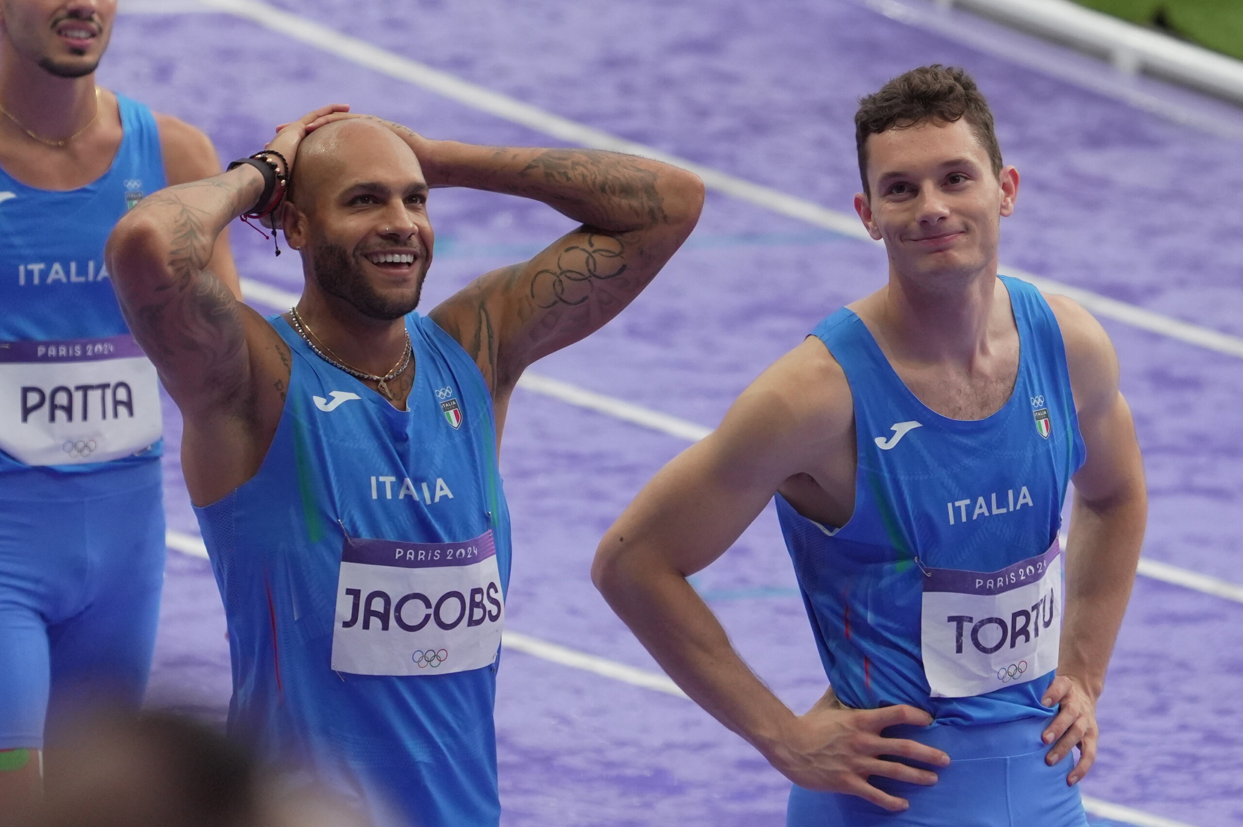 world athletics championships tortu excluded from 4x100 heats jacobs is in scaled