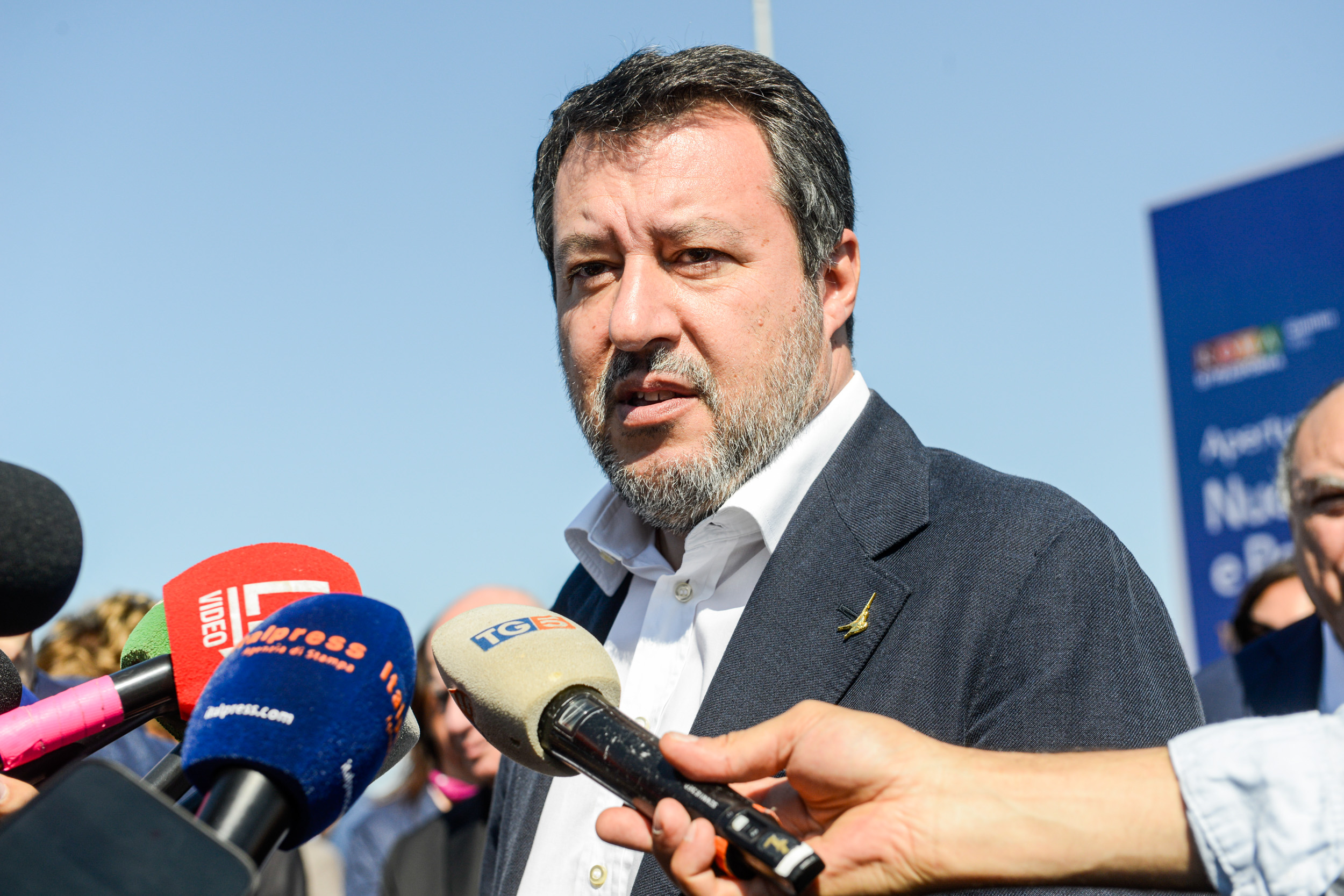 gaza strike salvini low participation the violent want social conflict