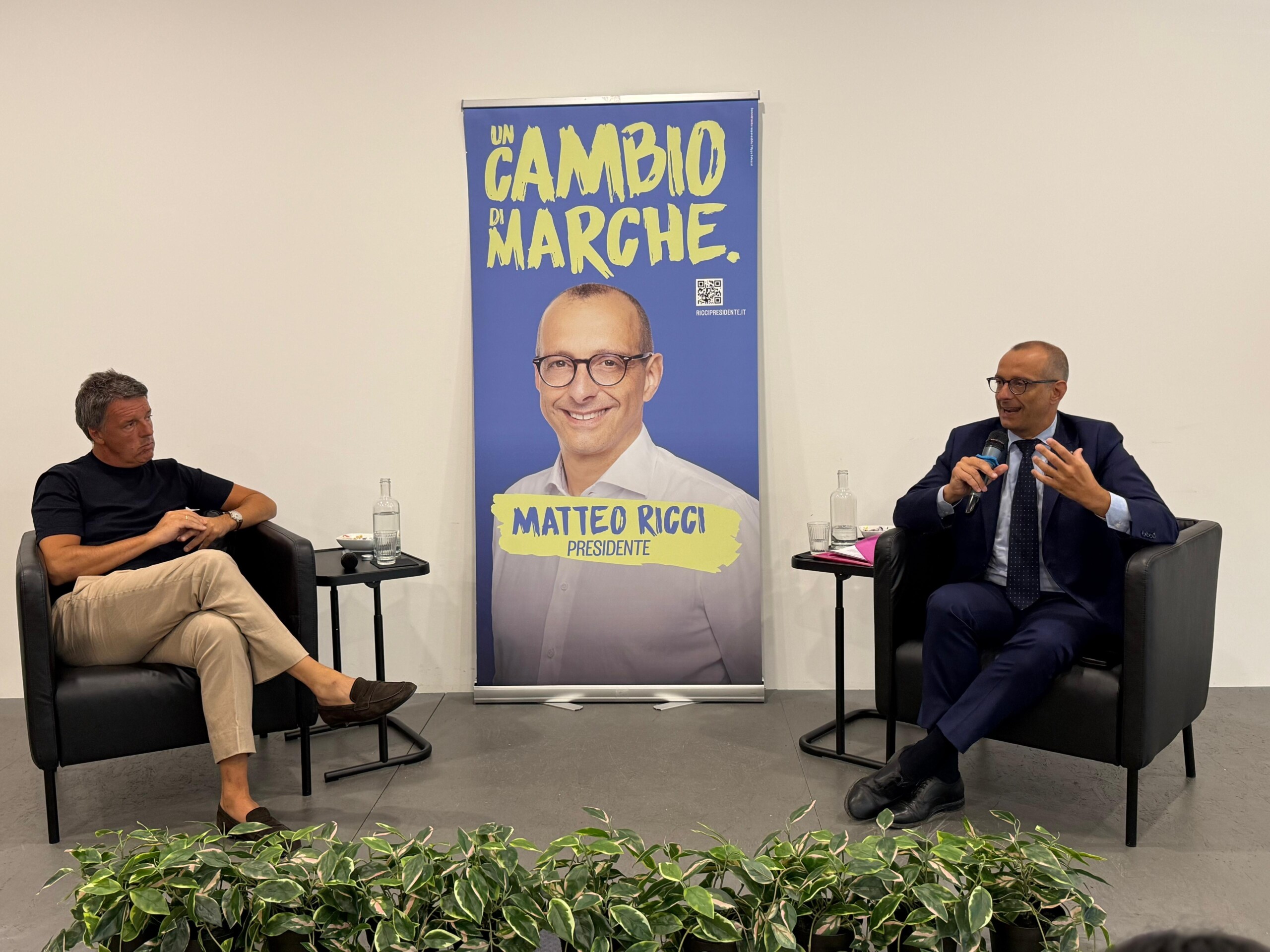 marche swg la7 projections show acquaroli ahead with 52 ricci at 45 scaled