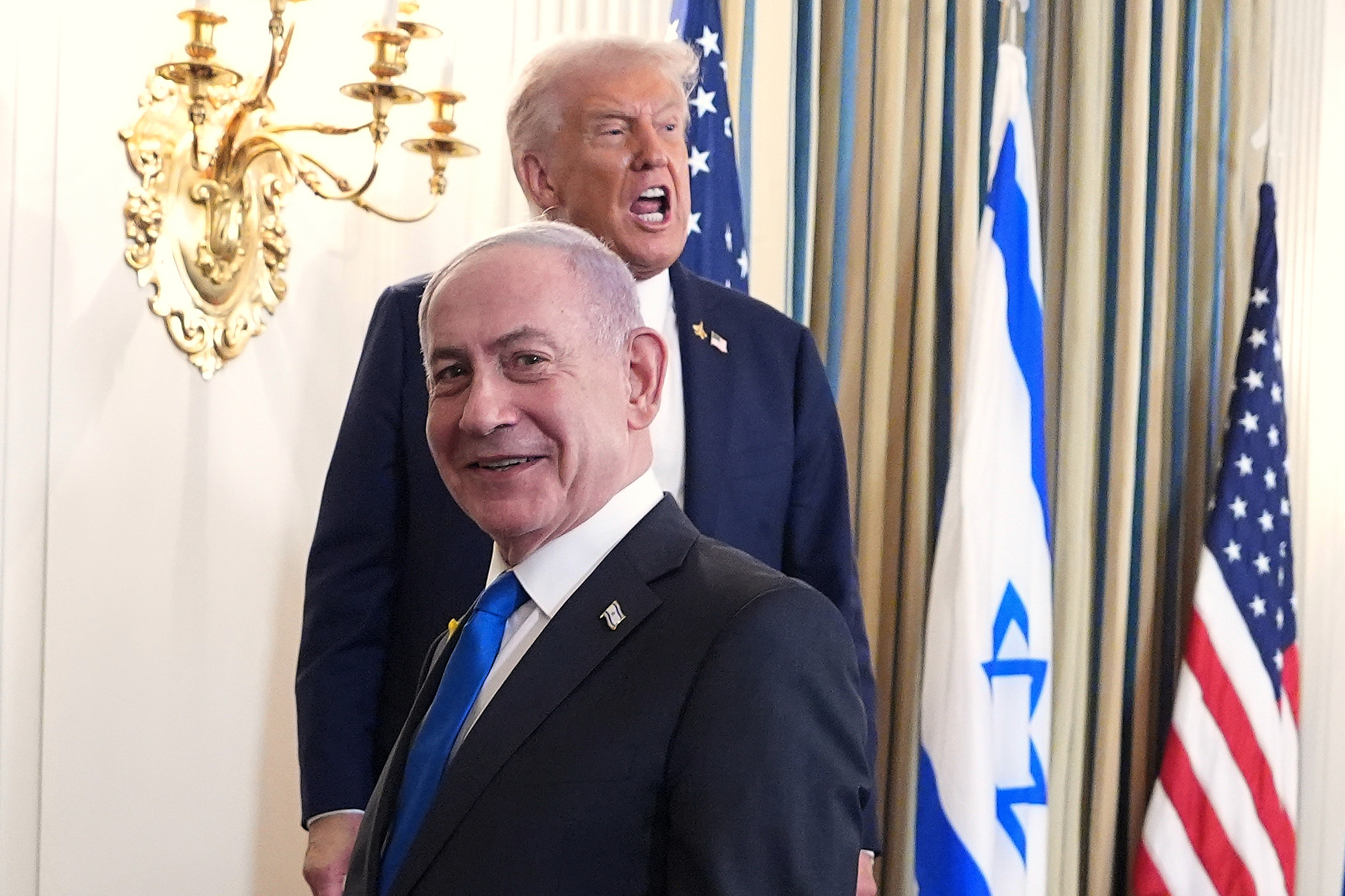 gaza netanyahu trump agrees to reject palestinian state