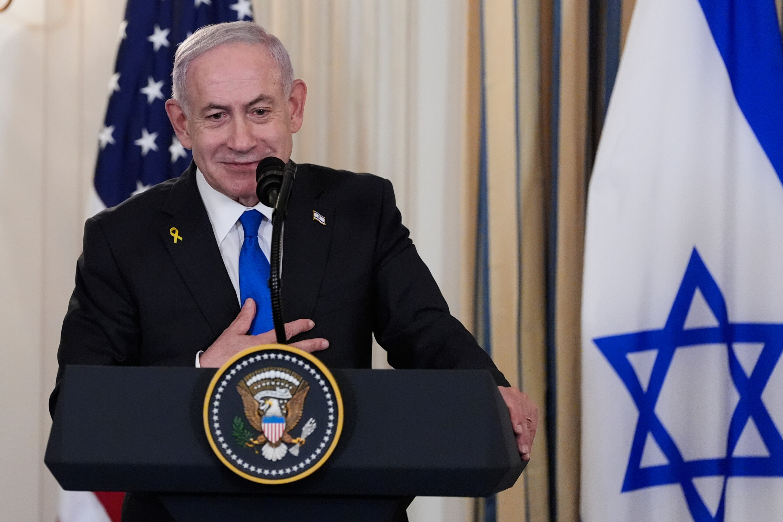 gaza netanyahu hamas will only agree once it feels the sword at its throat scaled