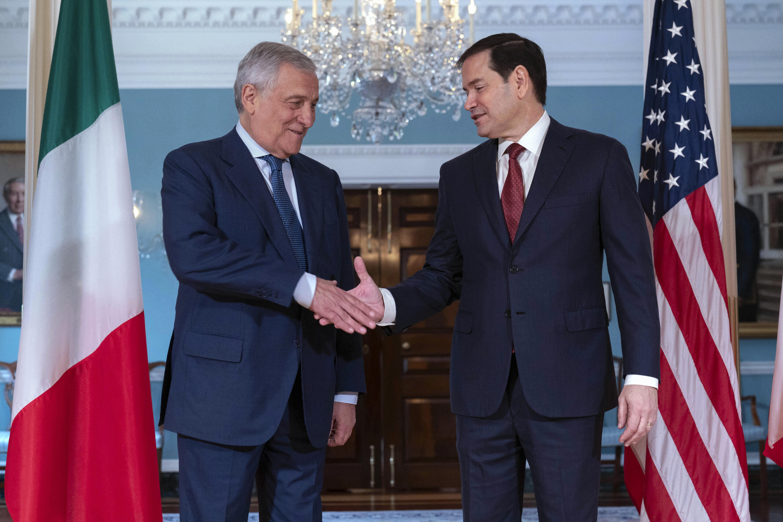 gaza tajani speaks to rubio lets work together for rapid implementation of peace scaled