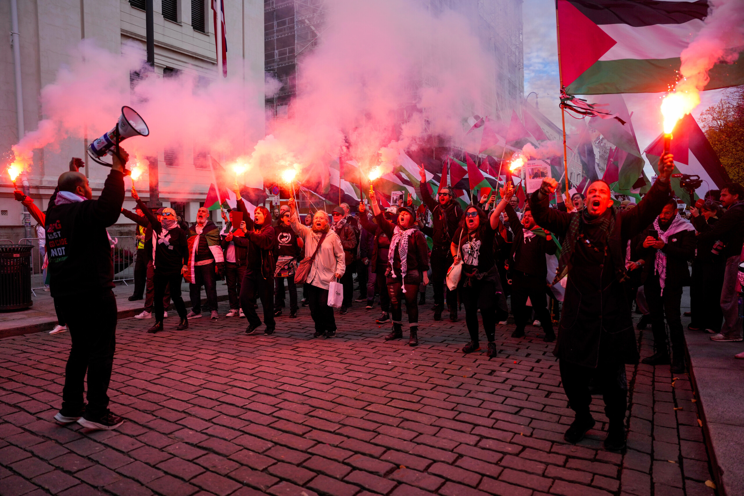 oslo pro palestine demonstration before norway israel match scaled