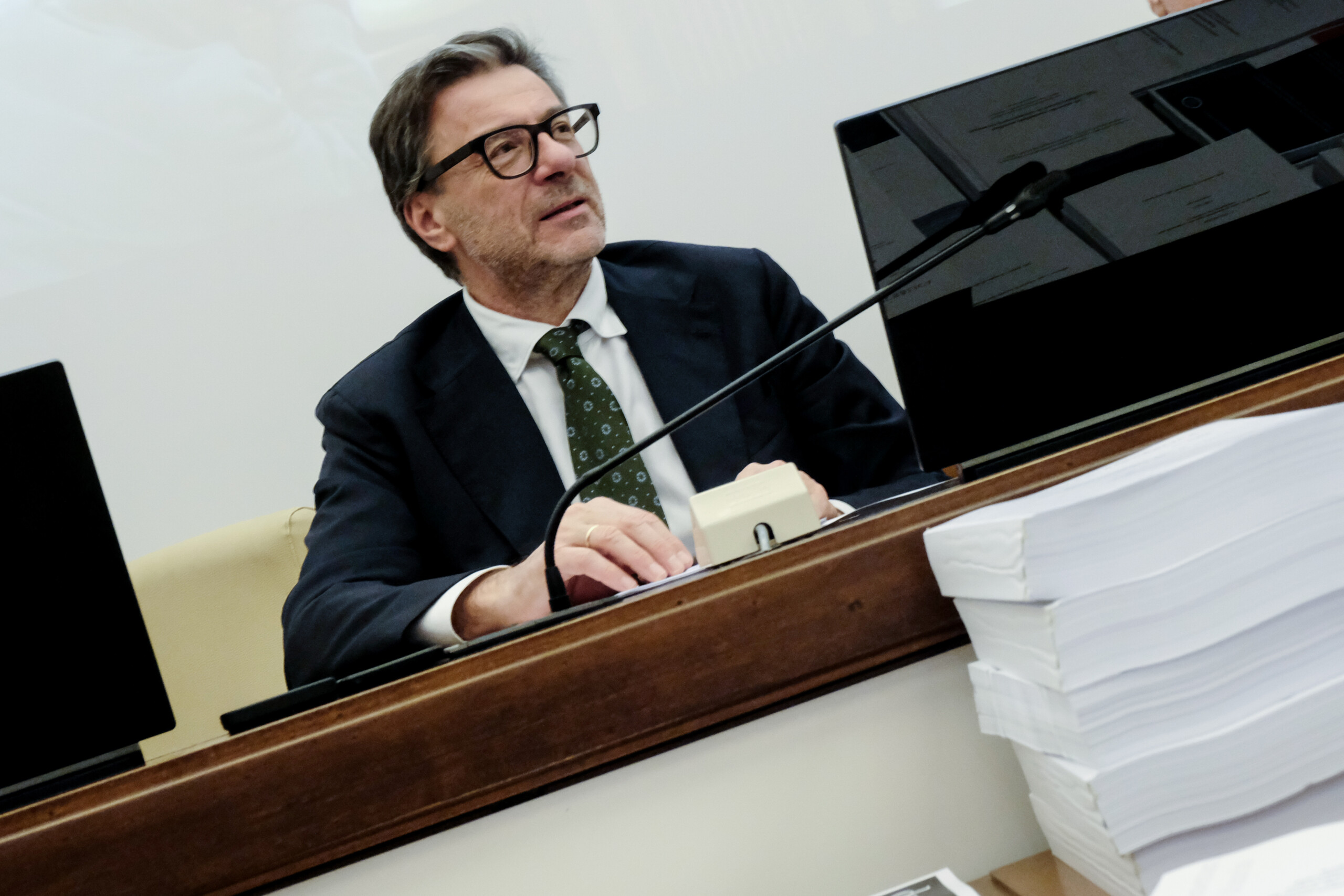 budget bill giorgetti today we finalize the numbers rules on thursday or friday scaled