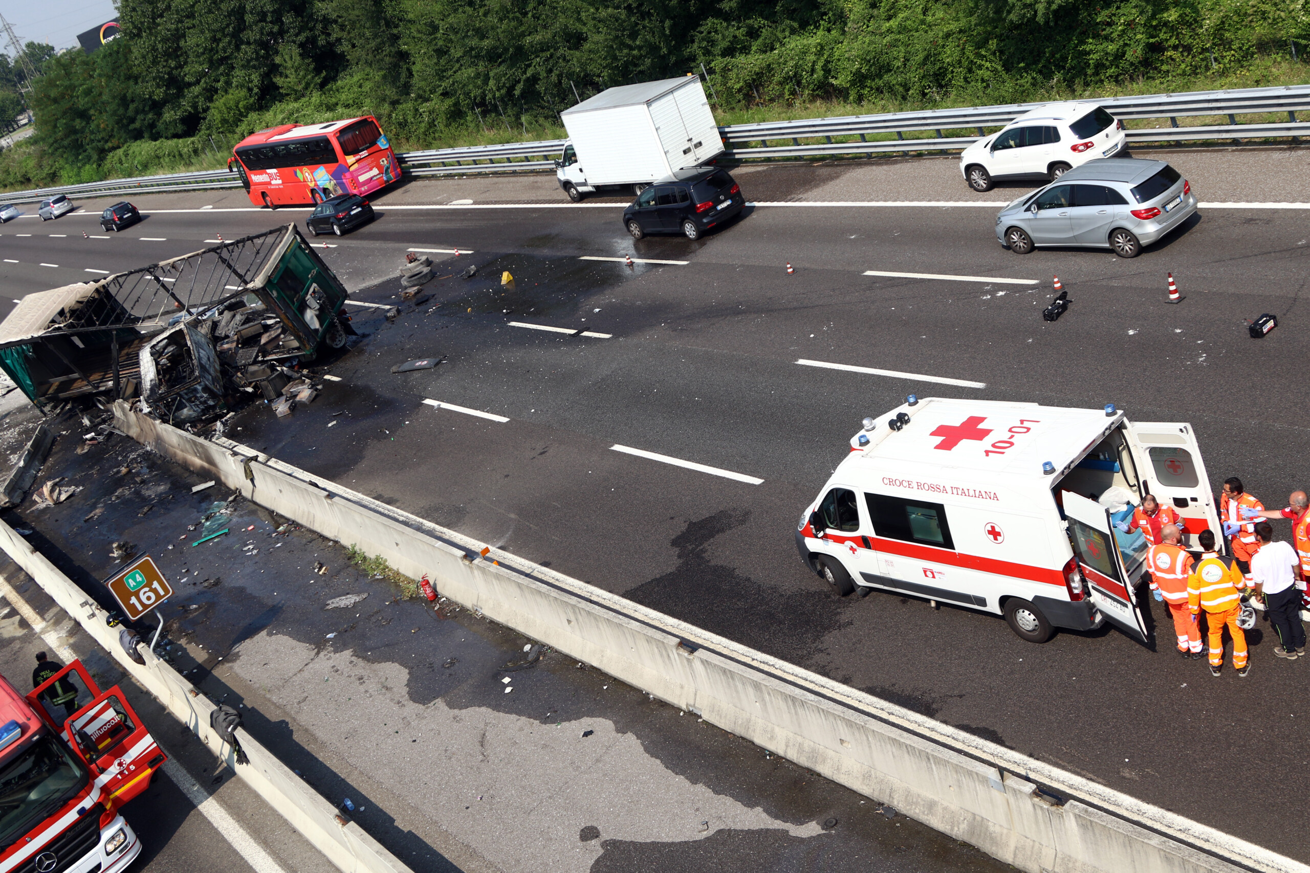 road accidents head on collision between cars in bologna area 7 year old boy dies scaled