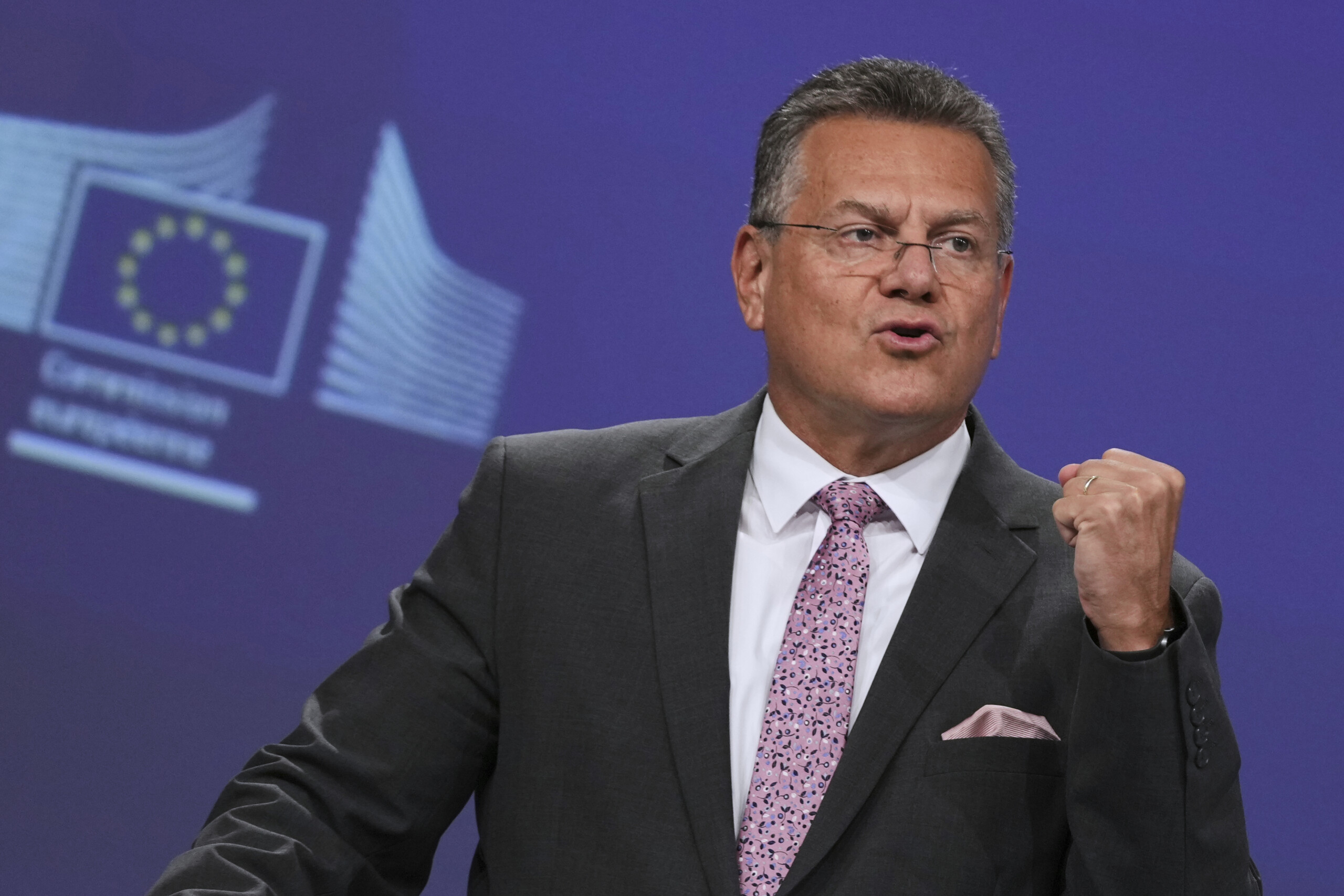 sefcovic unacceptable us tariffs on pasta we are working with italy scaled
