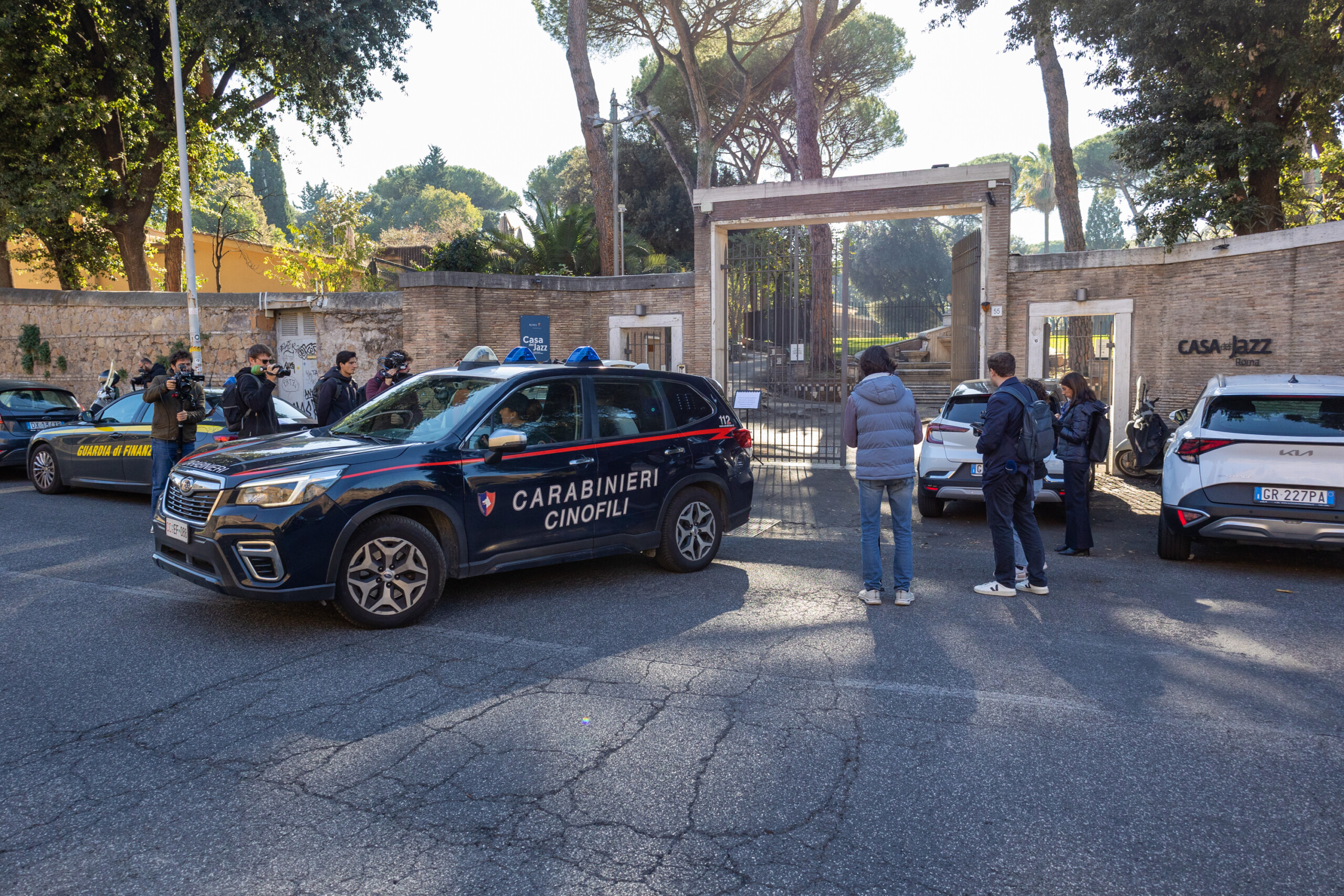rome excavations resume beneath the casa del jazz adinolfis children present at the site scaled