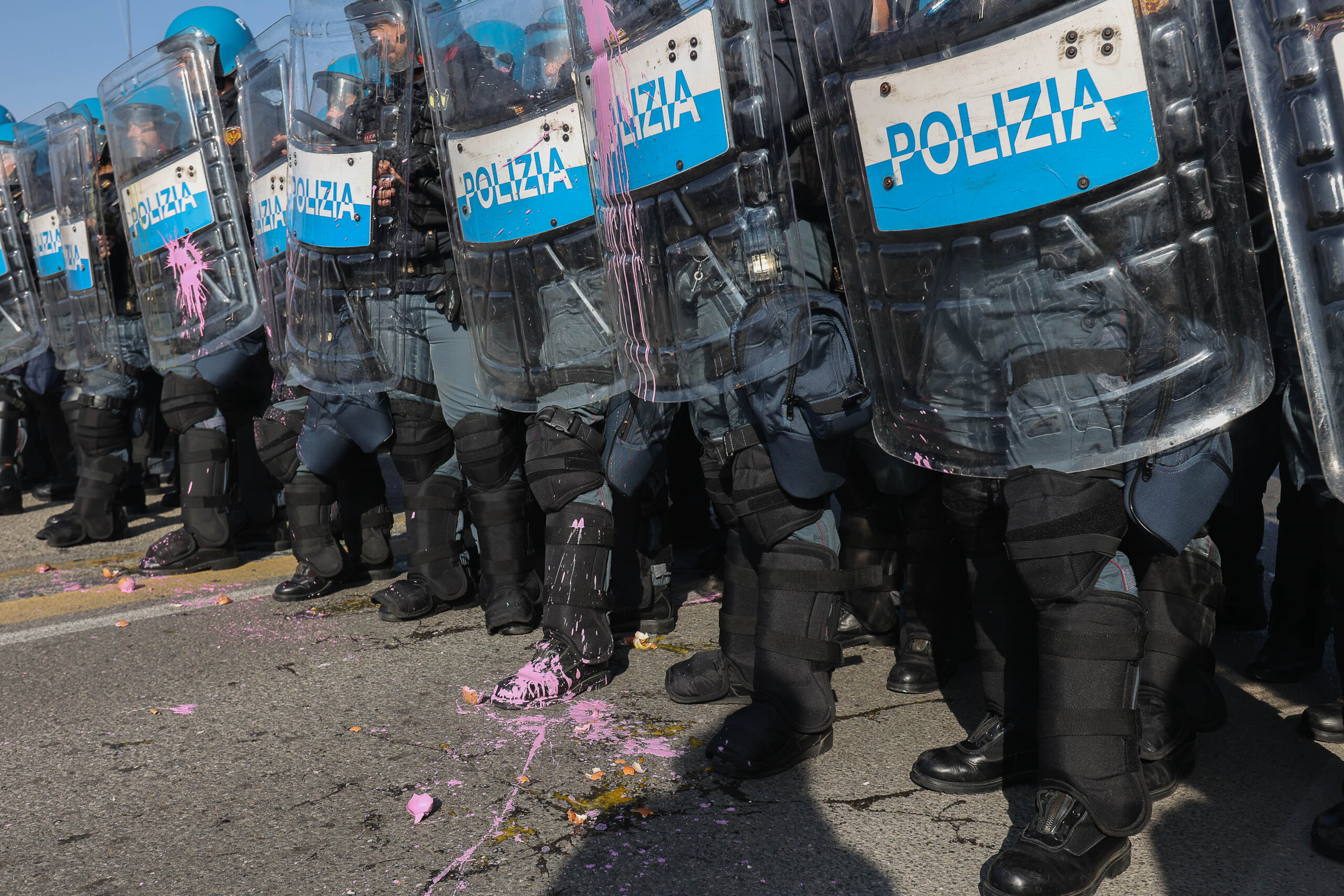 basketball pro palestine protest before virtus maccabi unrest in downtown bologna scaled