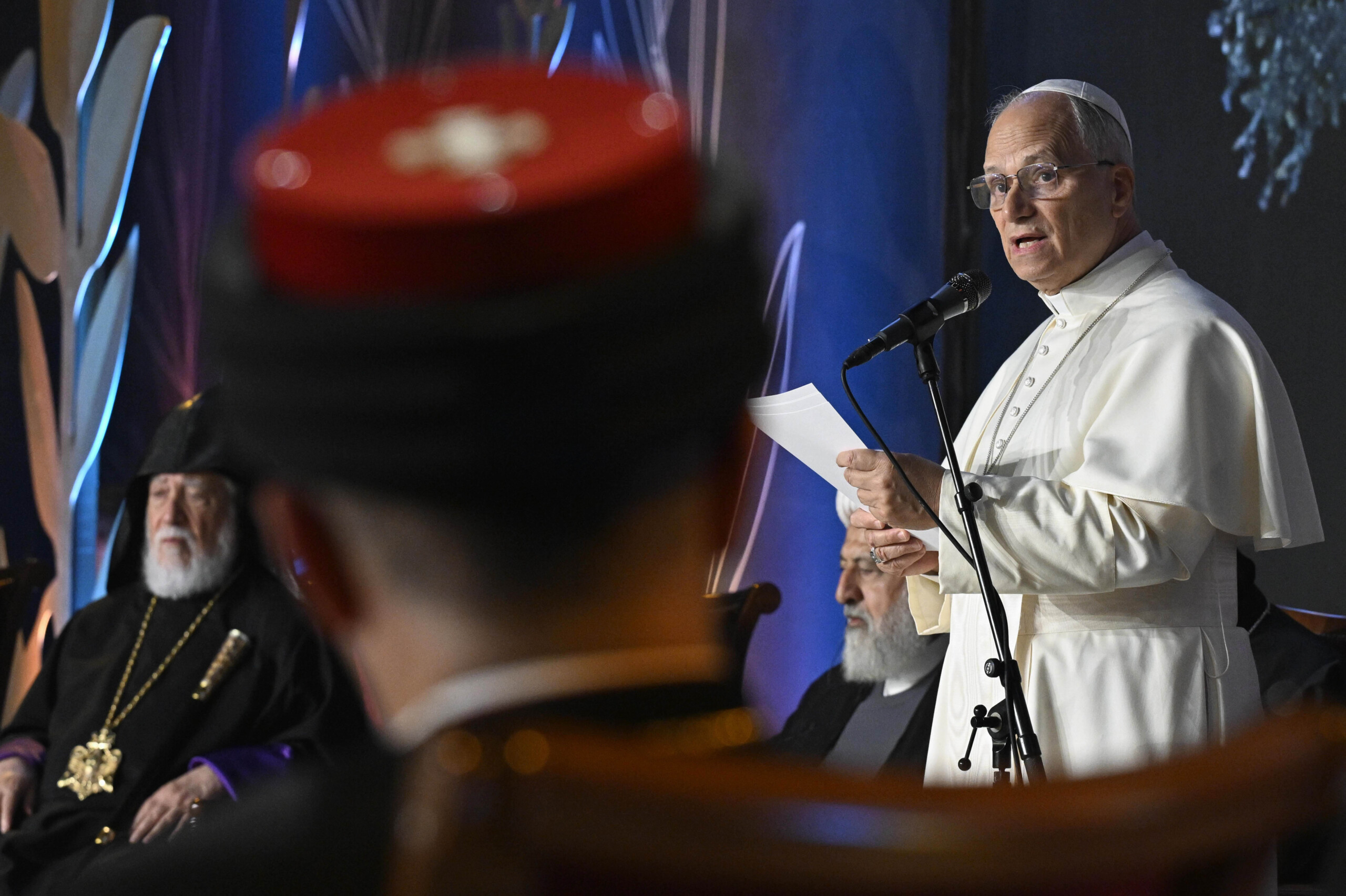 pope leo xiv to young people you have inherited a torn world but you have time scaled