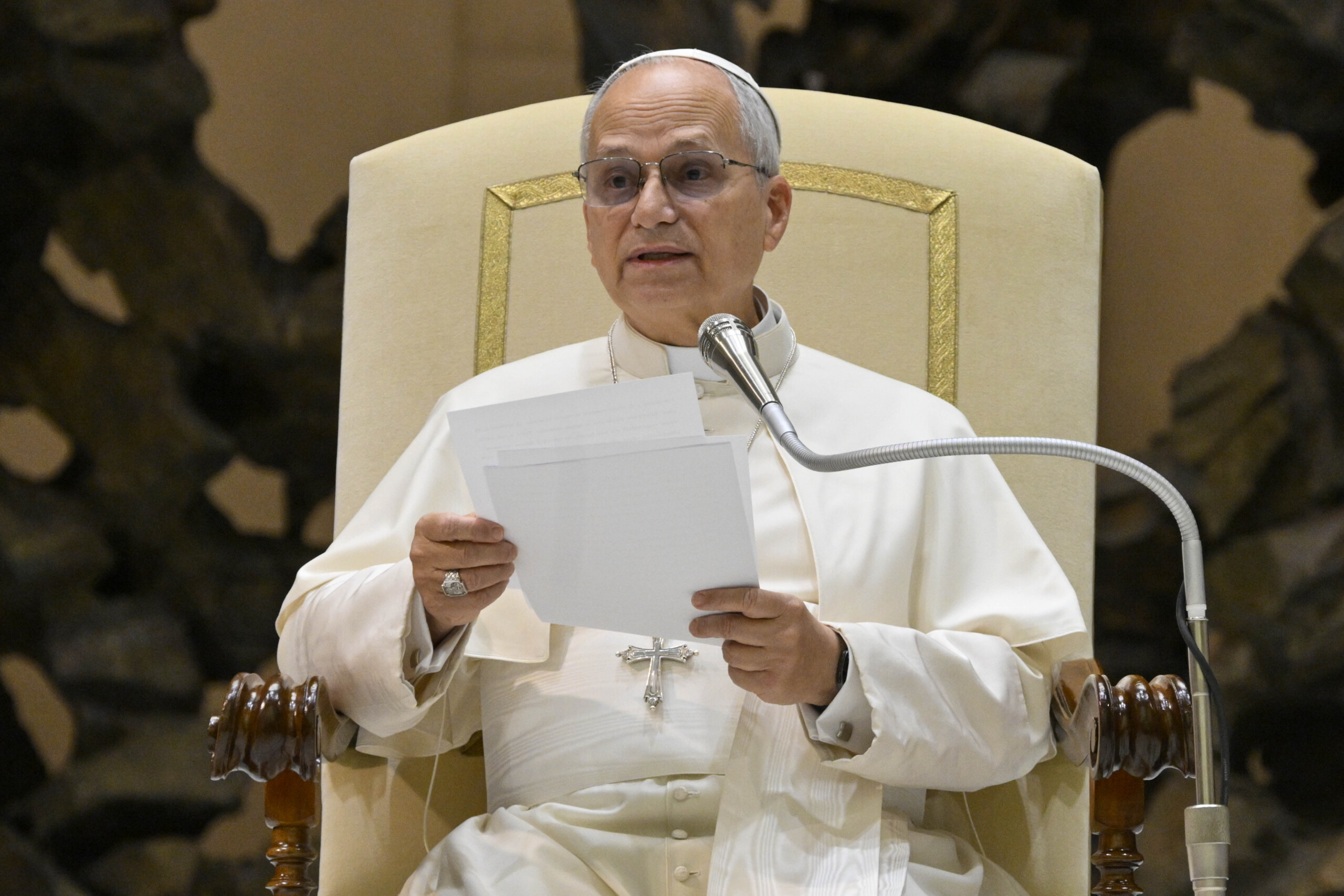 pope leo xiv in dark times baptism is light in times of conflict it is reconciliation scaled