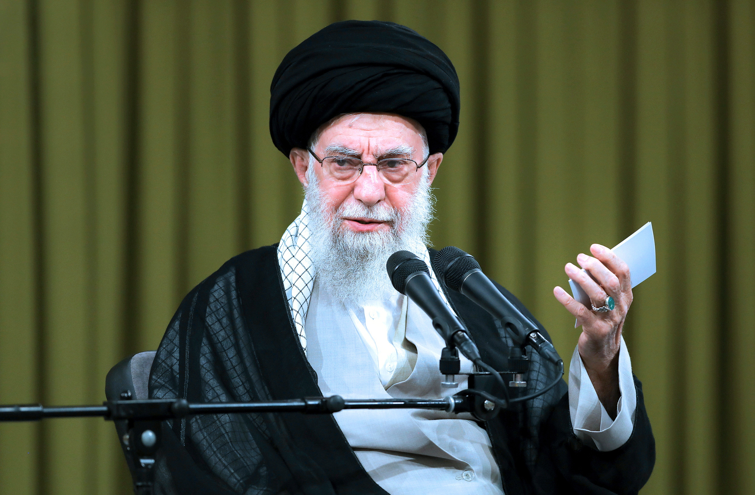 iran khamenei we will show no mercy to the seditious