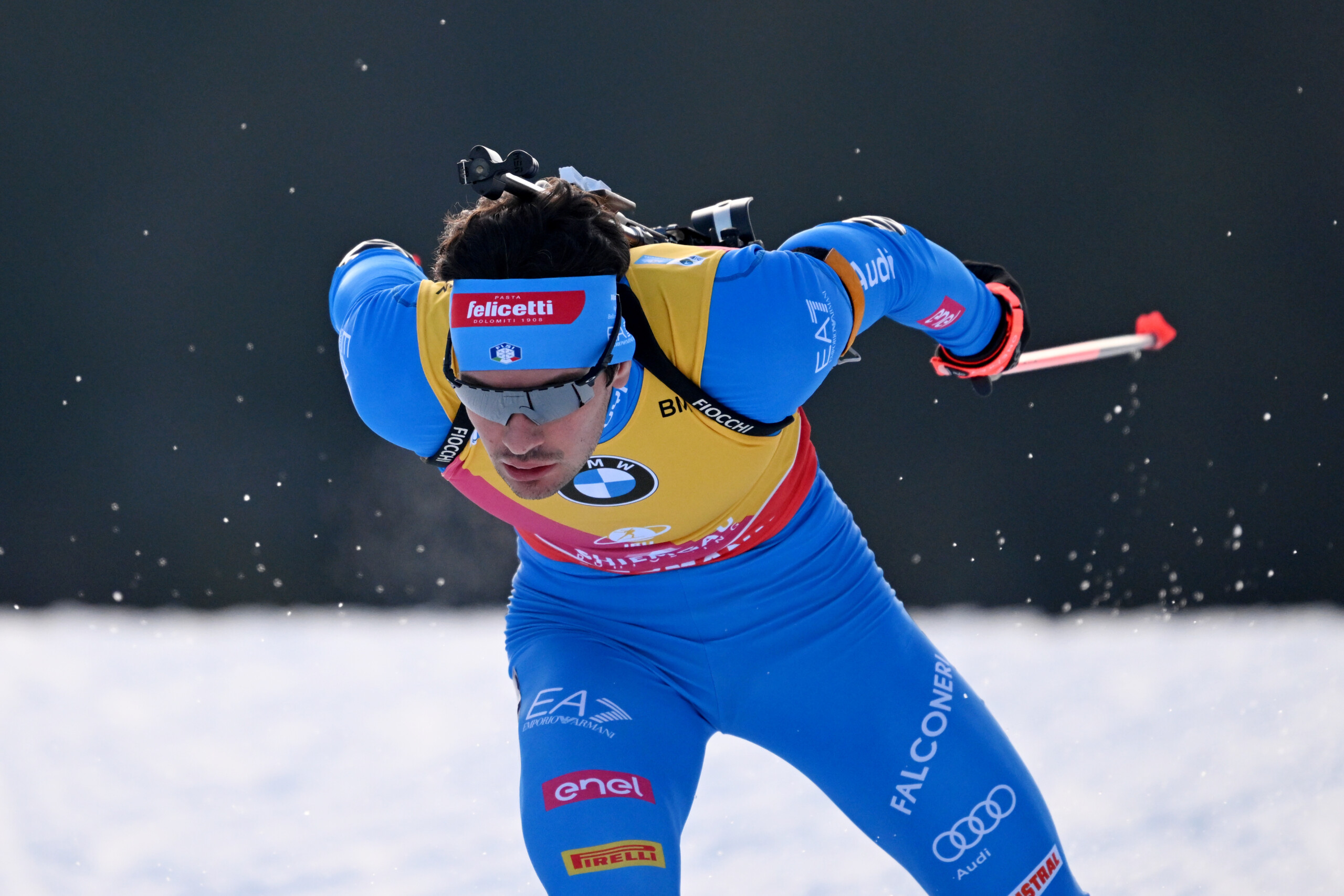 biathlon world cup giacomel finishes fifth in the pursuit in ruhpolding and remains overall leader scaled
